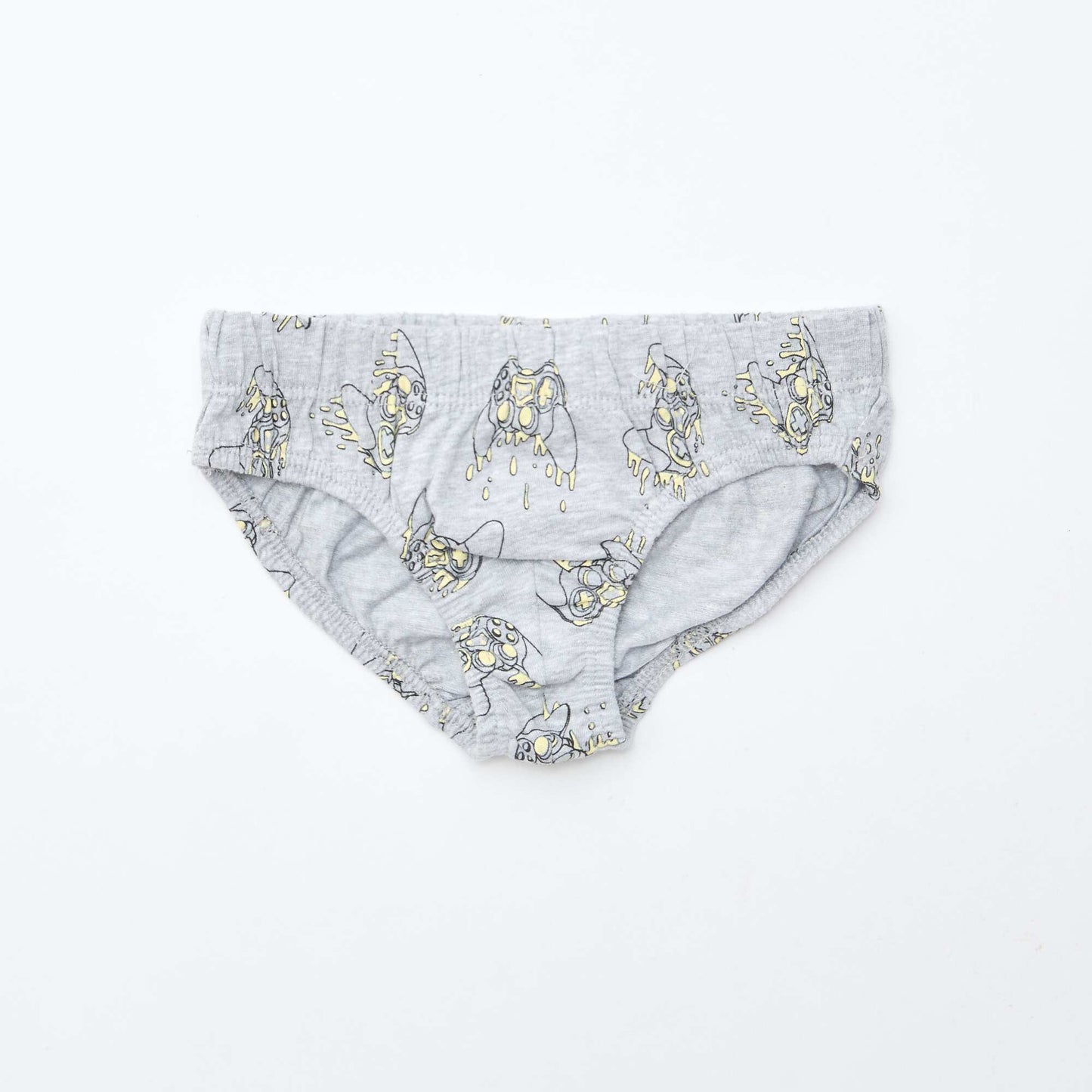 Lot de 7 slips imprimés GRIS