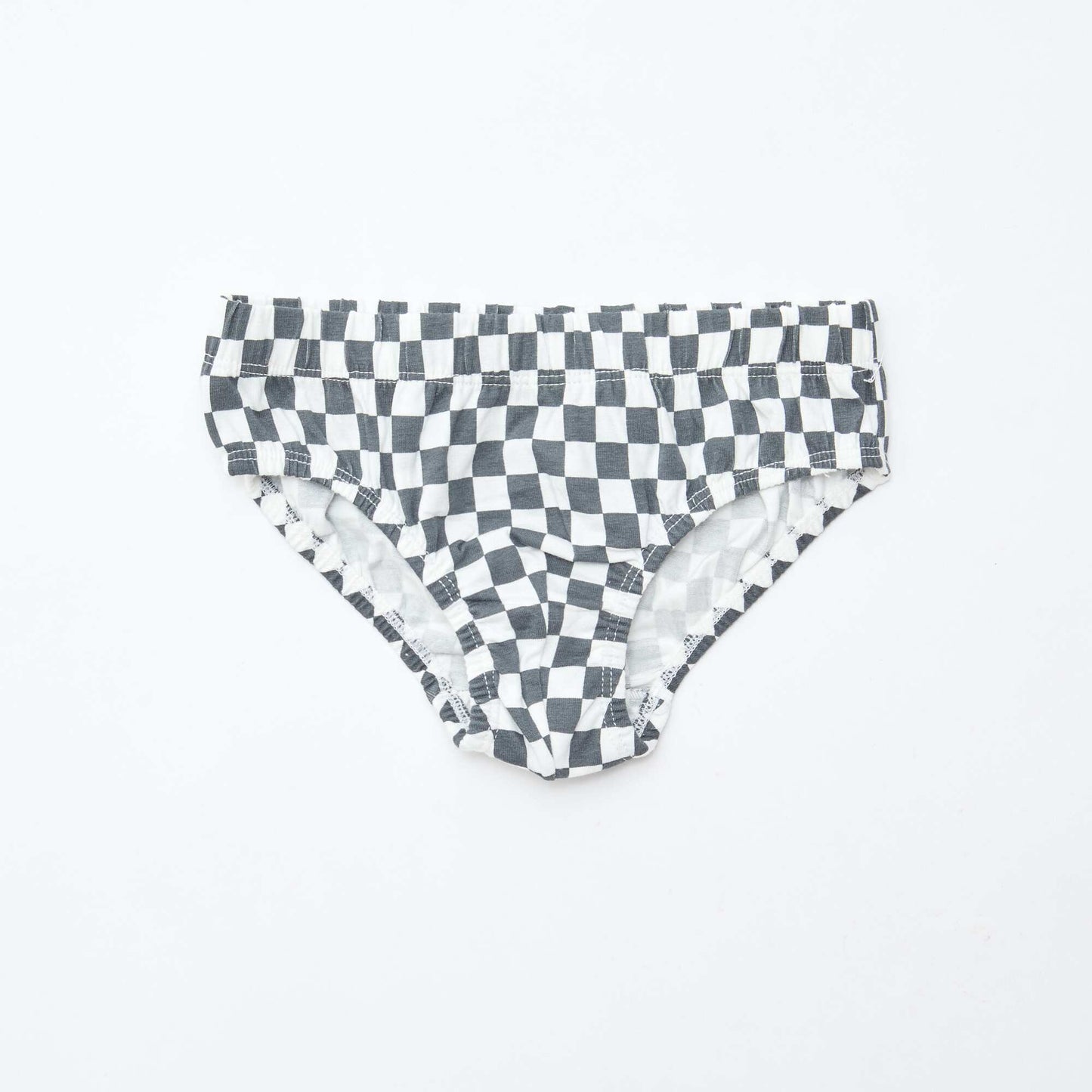 Lot de 7 slips imprimés BLANC