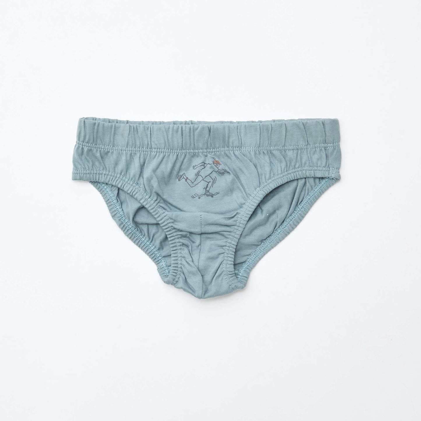 Lot de 7 slips imprimés BLANC