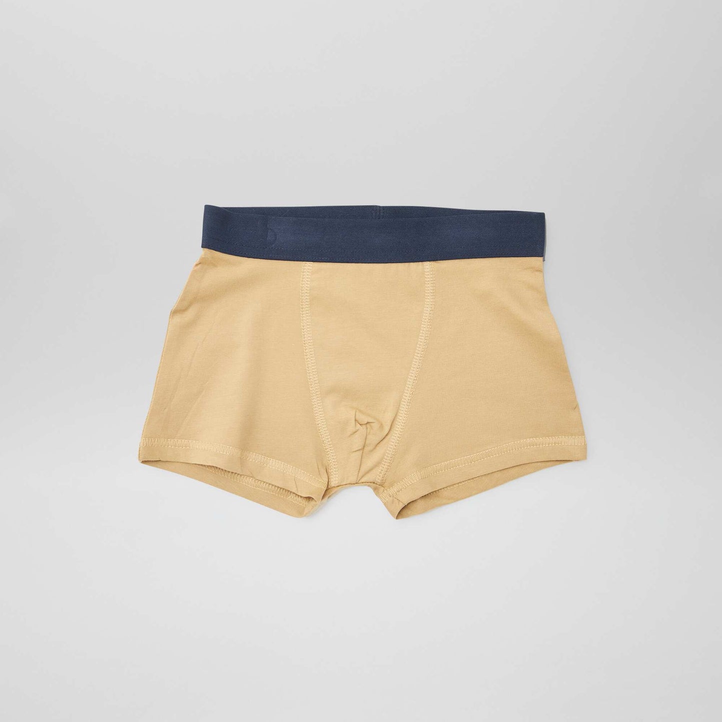 5 boxers unis BLANC