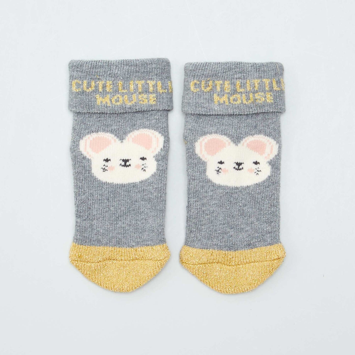 Lot de 2 paires de chaussettes BEIGE