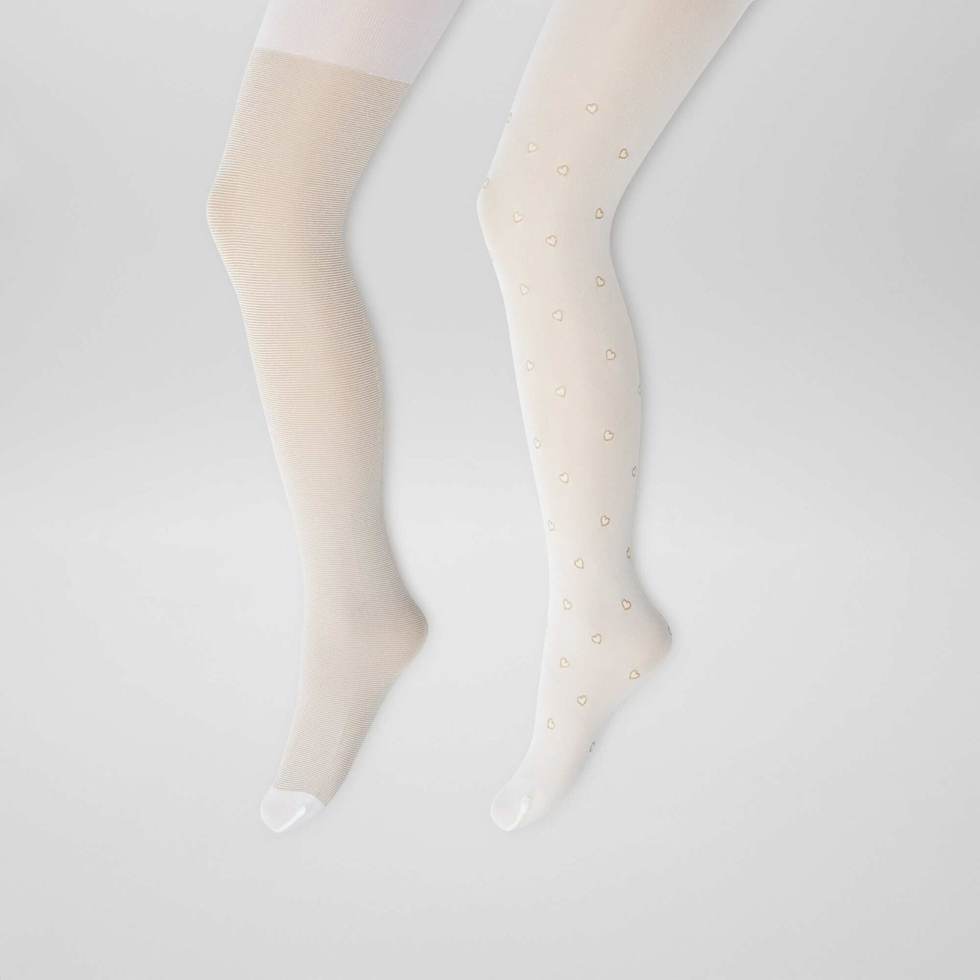 Lot de 2 collants légers fantaisie DORé