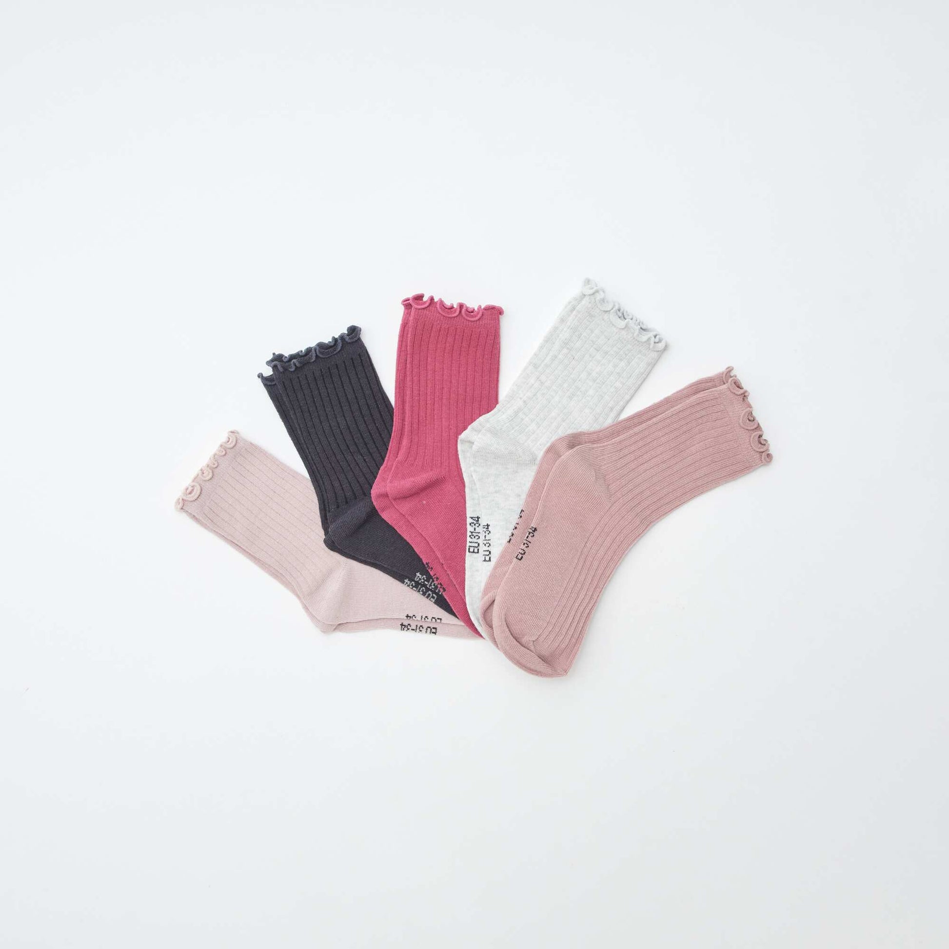 Lot de 5 paires de chaussettes VIOLET