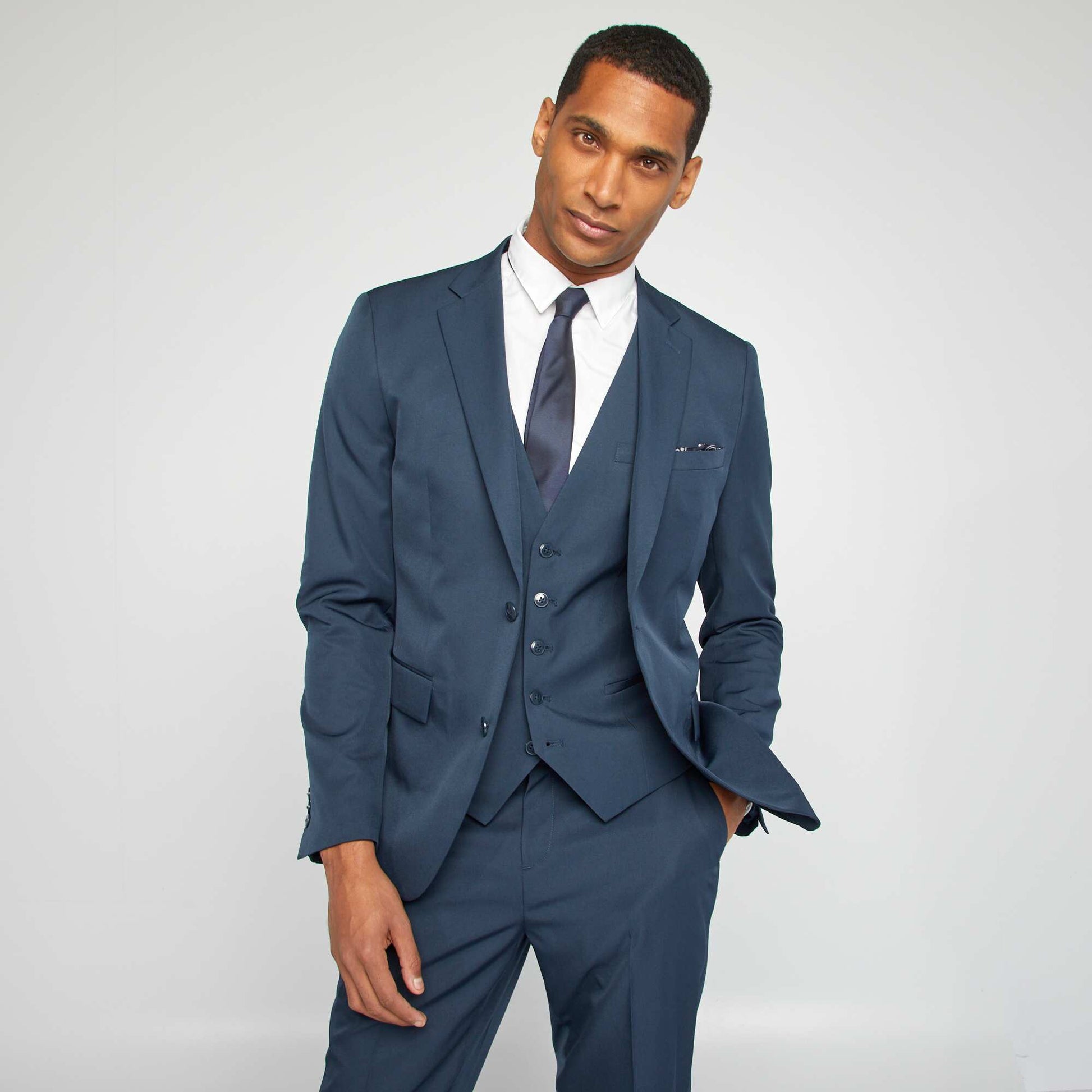 Veste de costume slim fit BLEU