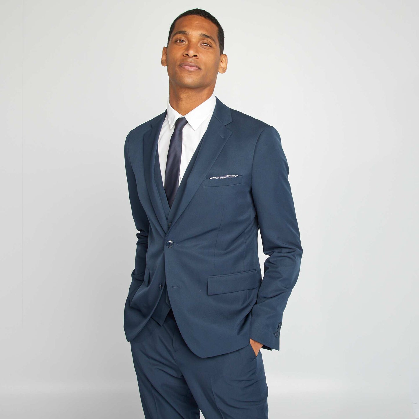 Veste de costume slim fit BLEU