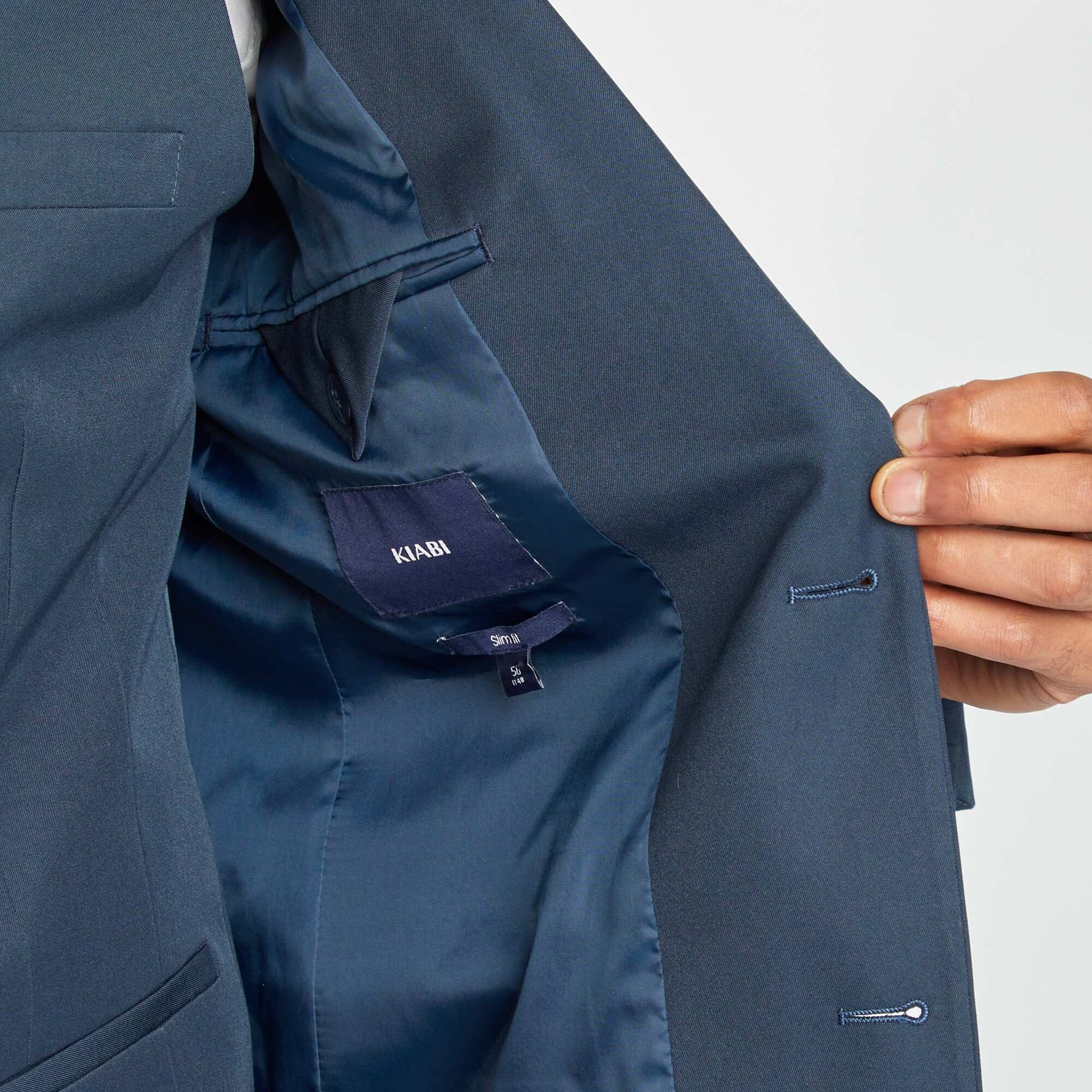 Veste de costume slim fit BLEU