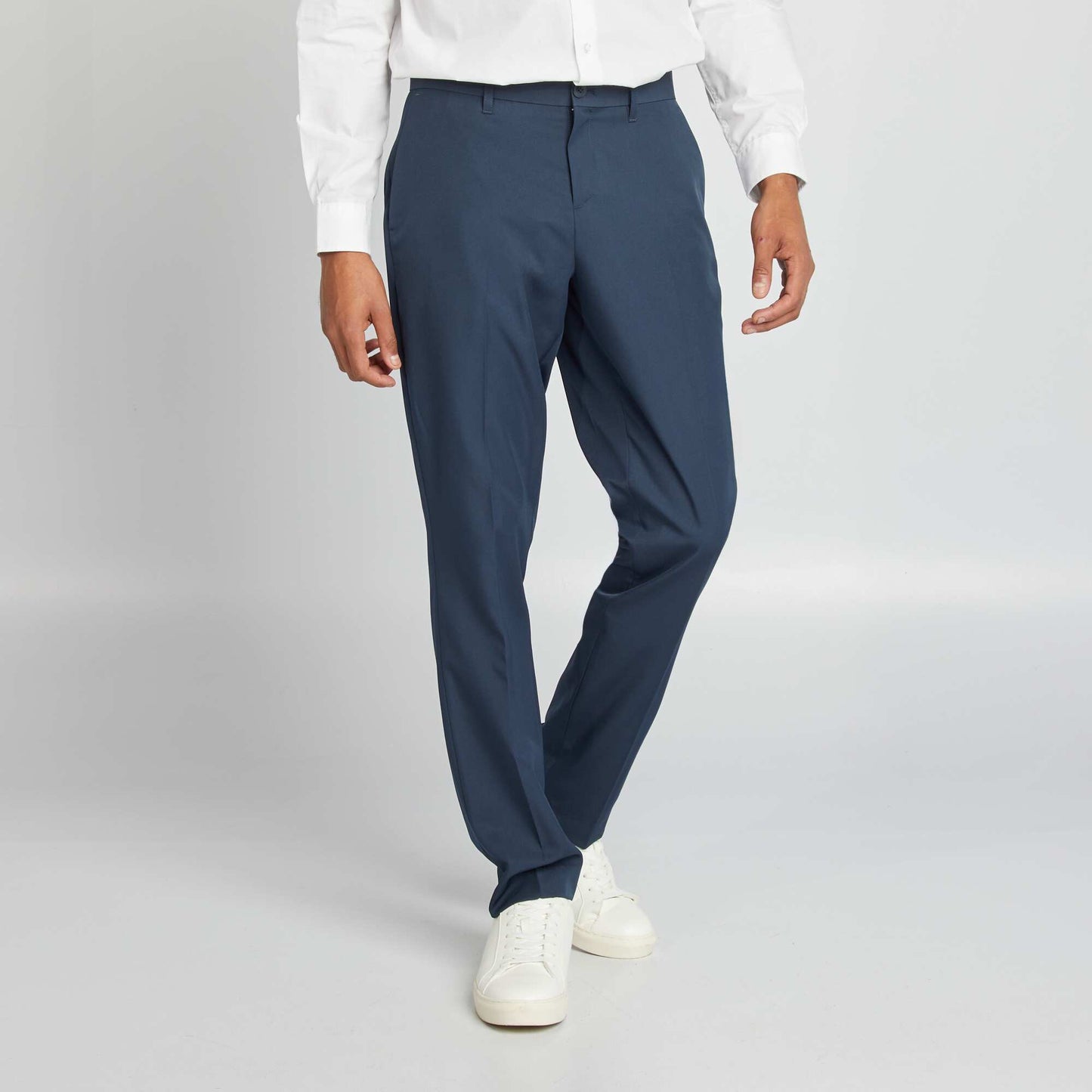 Pantalon de costume slim BLEU MARINE