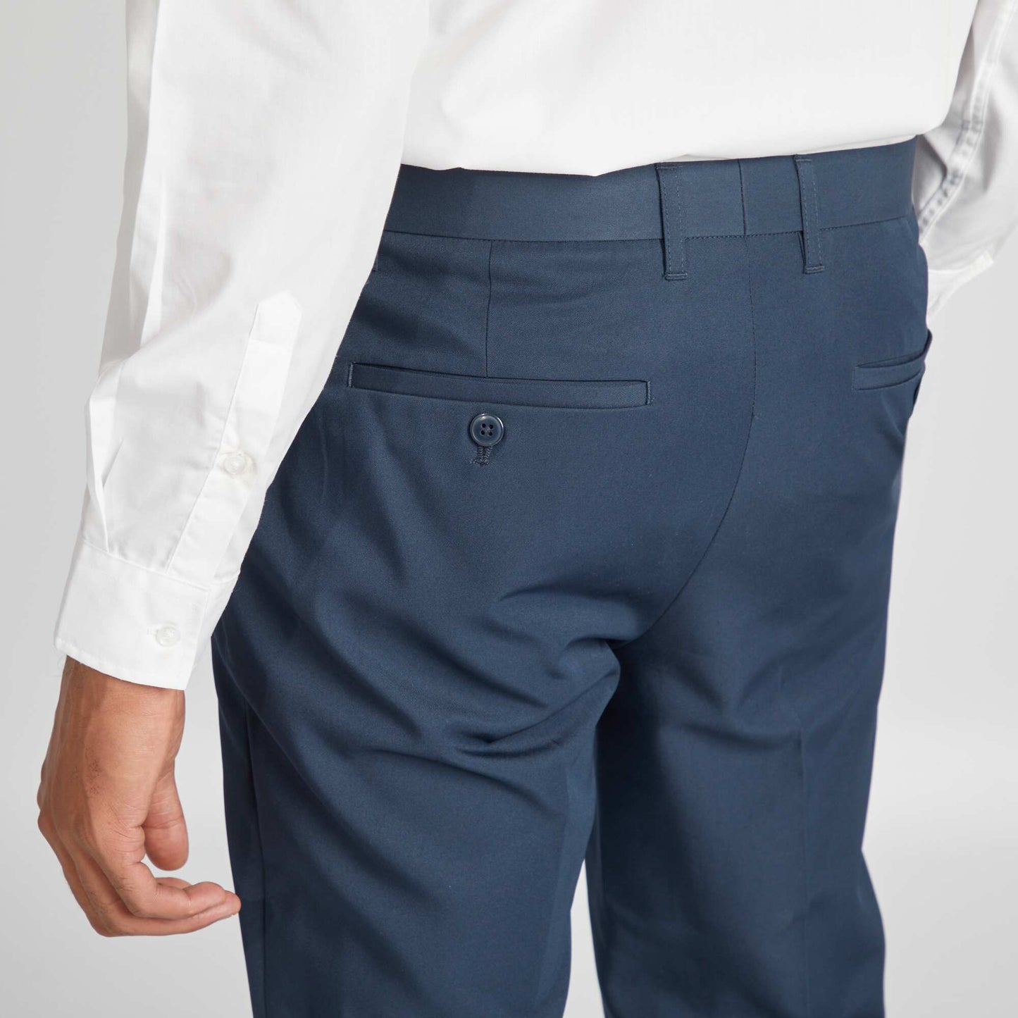 Pantalon de costume slim BLEU MARINE