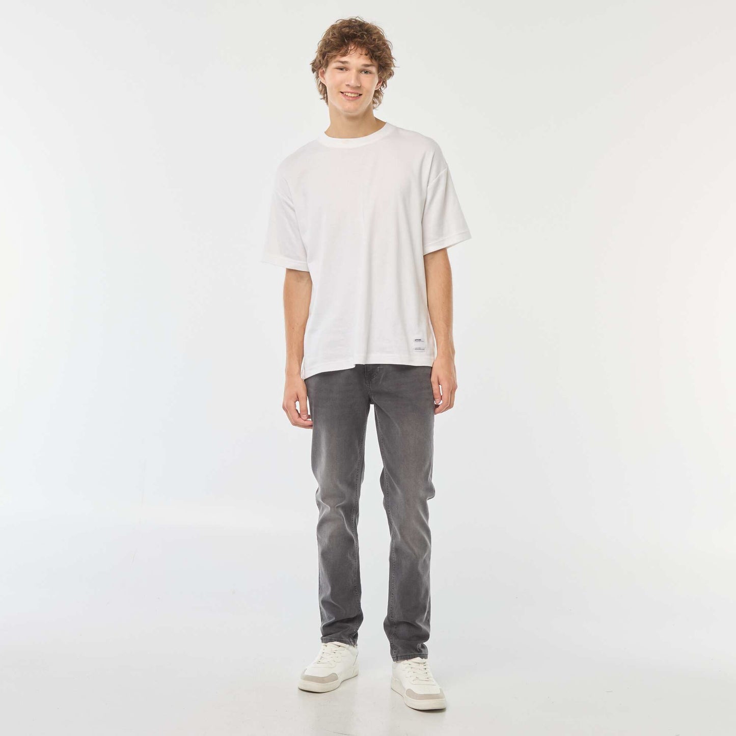 Jean slim à 5 poches GRIS