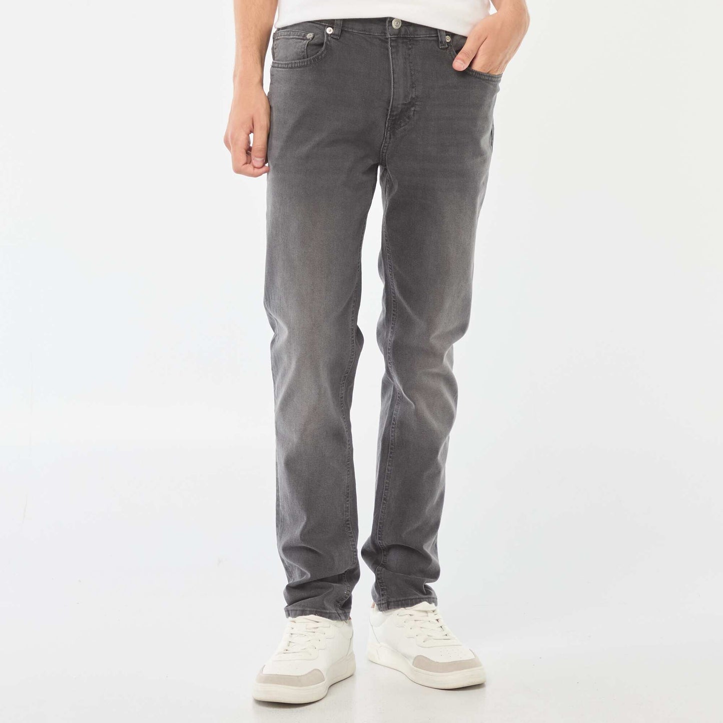 Jean slim à 5 poches GRIS
