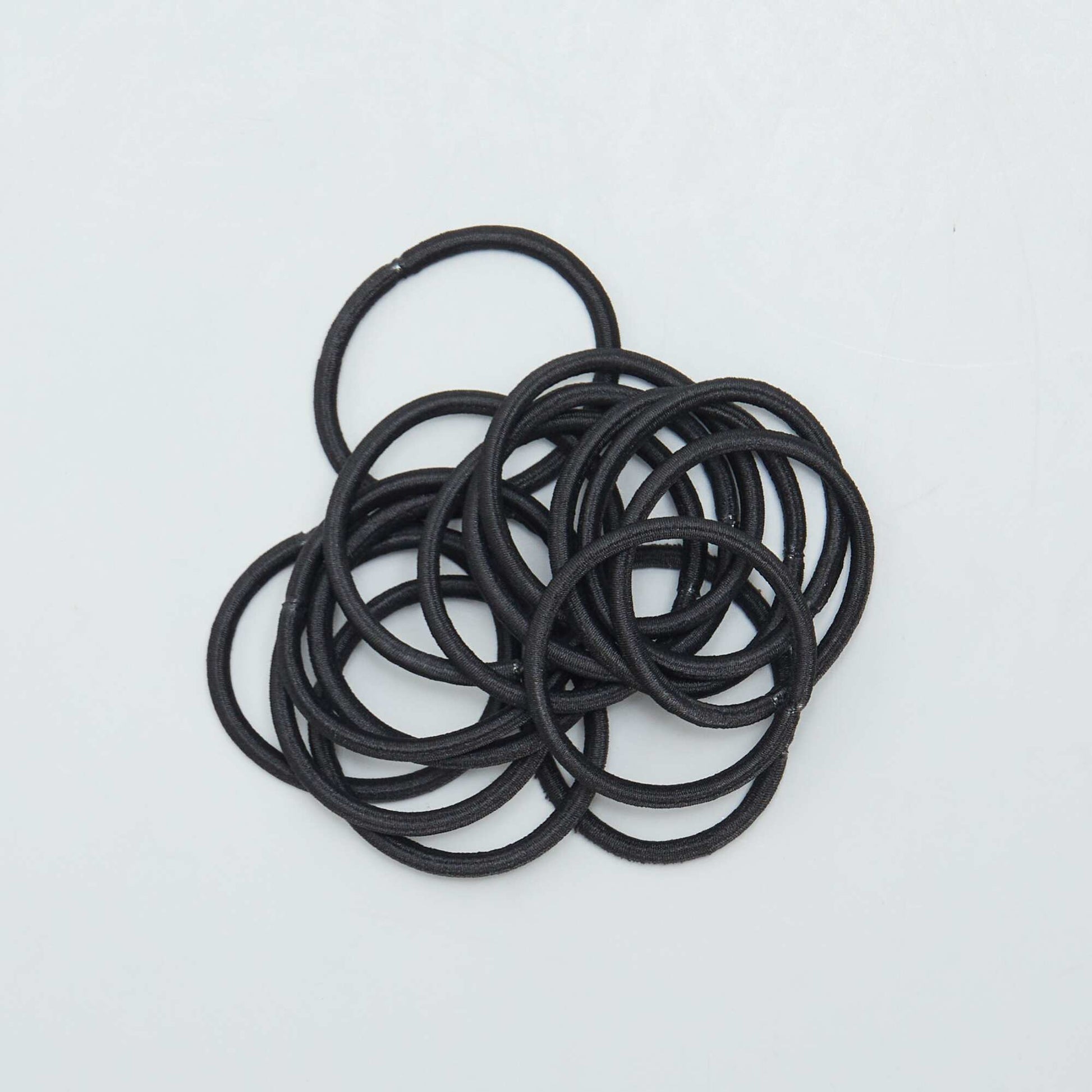 Lot de 15 élastiques NOIR