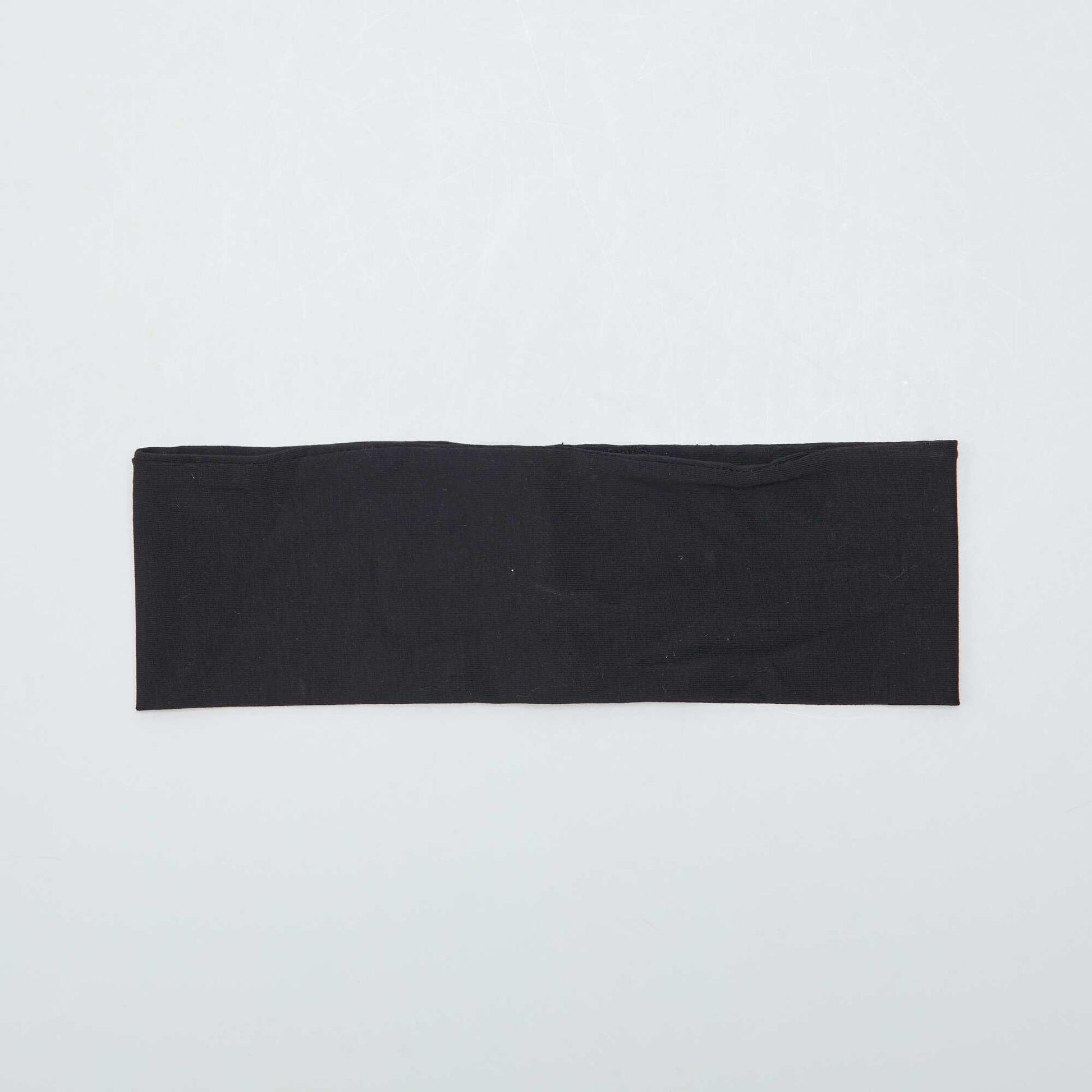 Bandeau pour cheveux uni NOIR