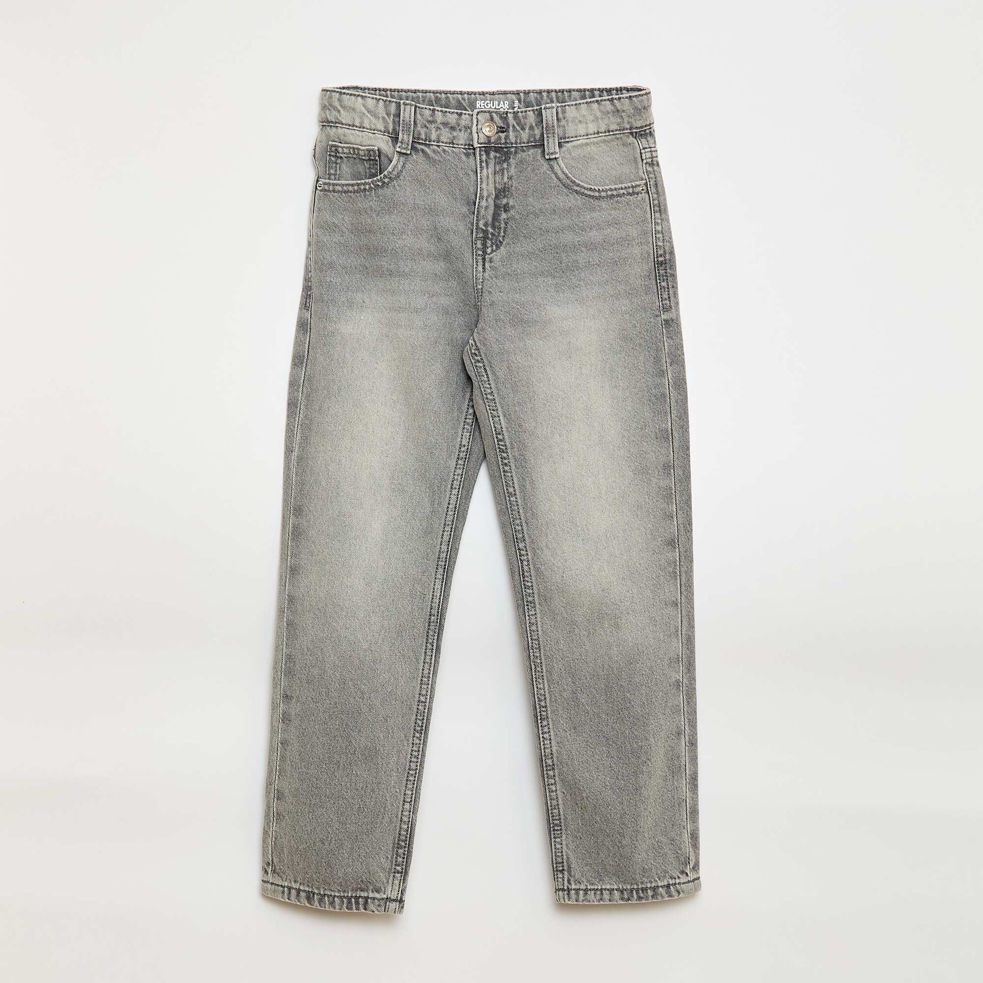 Jean droit à 5 poches GRIS