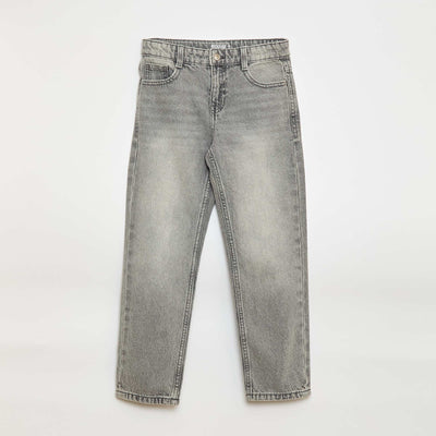 Jean droit à 5 poches GRIS