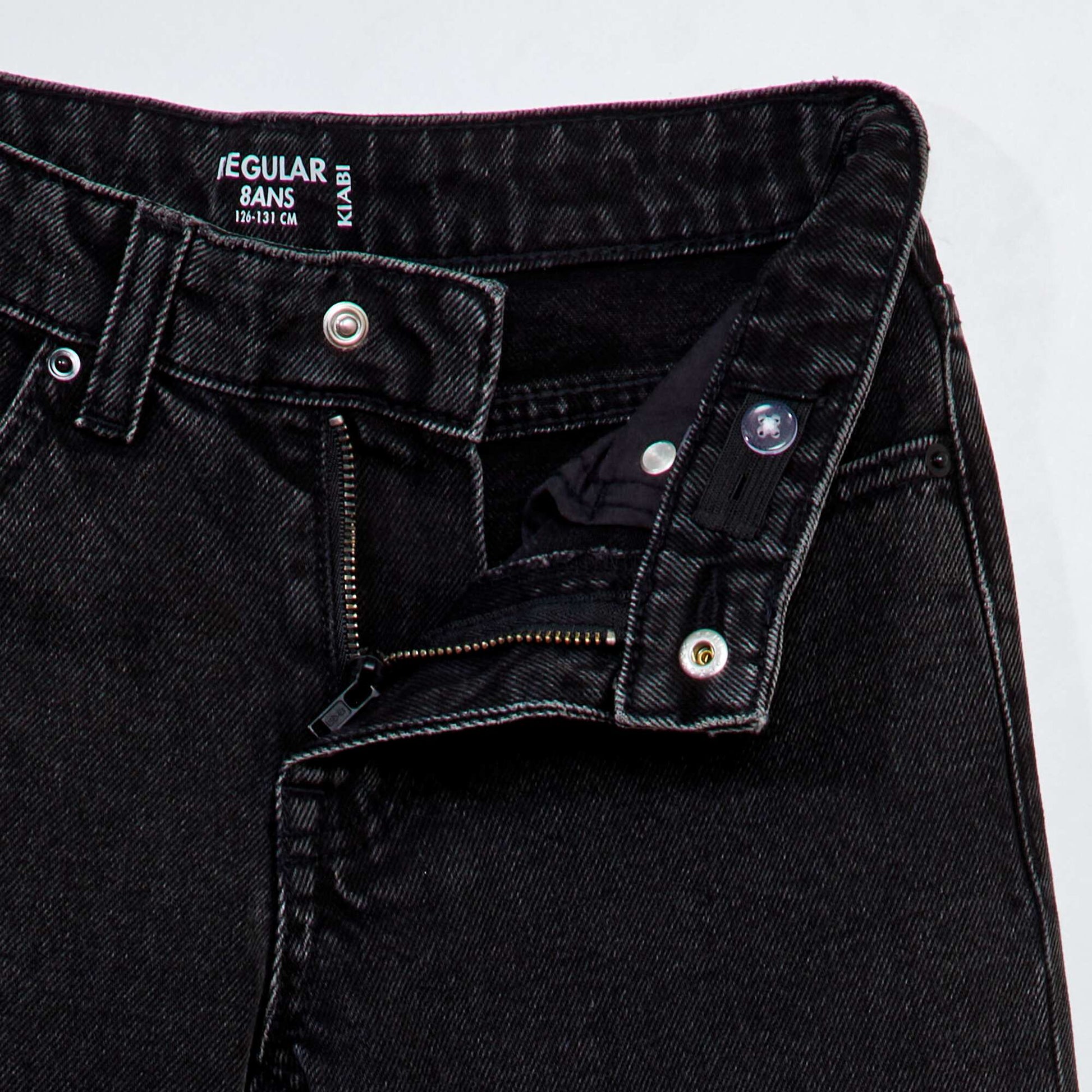 Jean droit à 5 poches GRIS VINTAGE