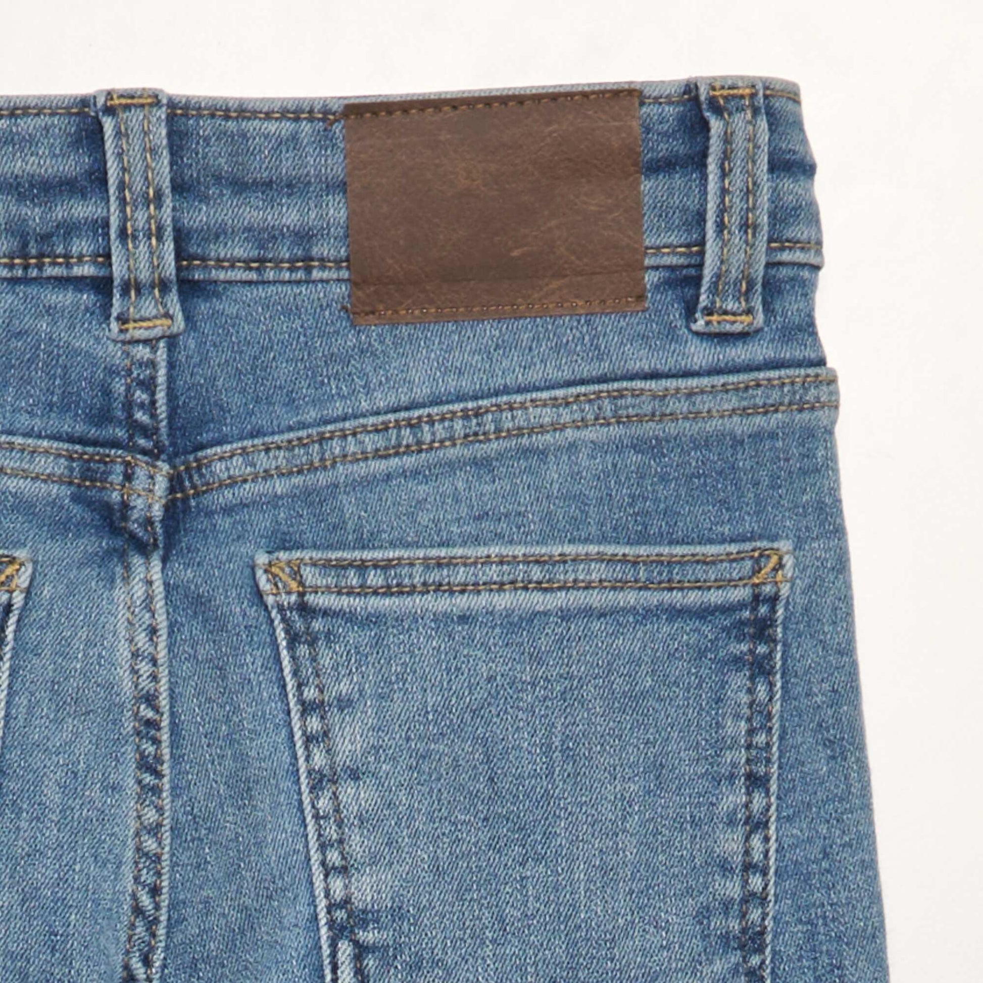 Pantalon en denim skinny DOUBLE STONE