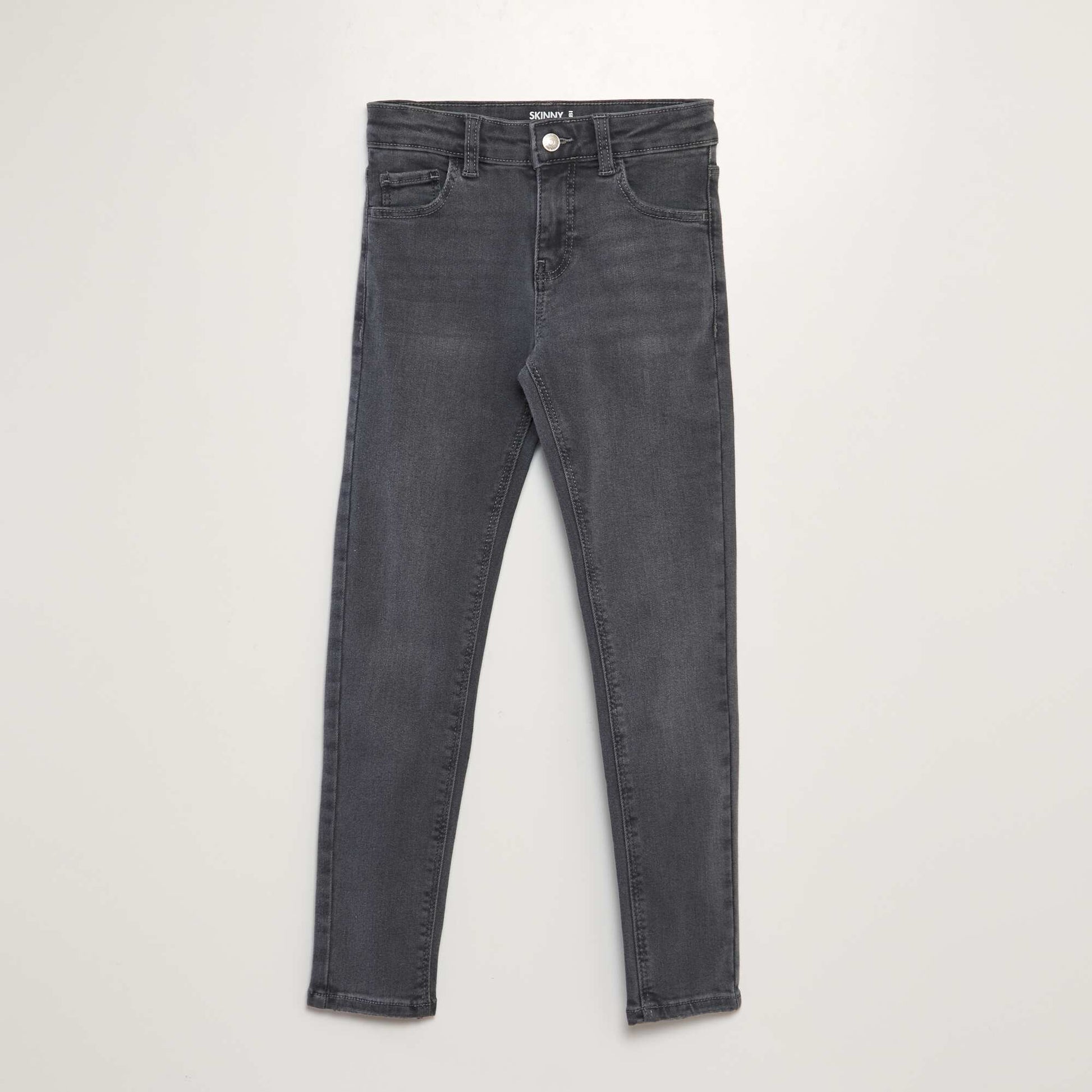 Pantalon en denim skinny GRIS ANTHRACITE