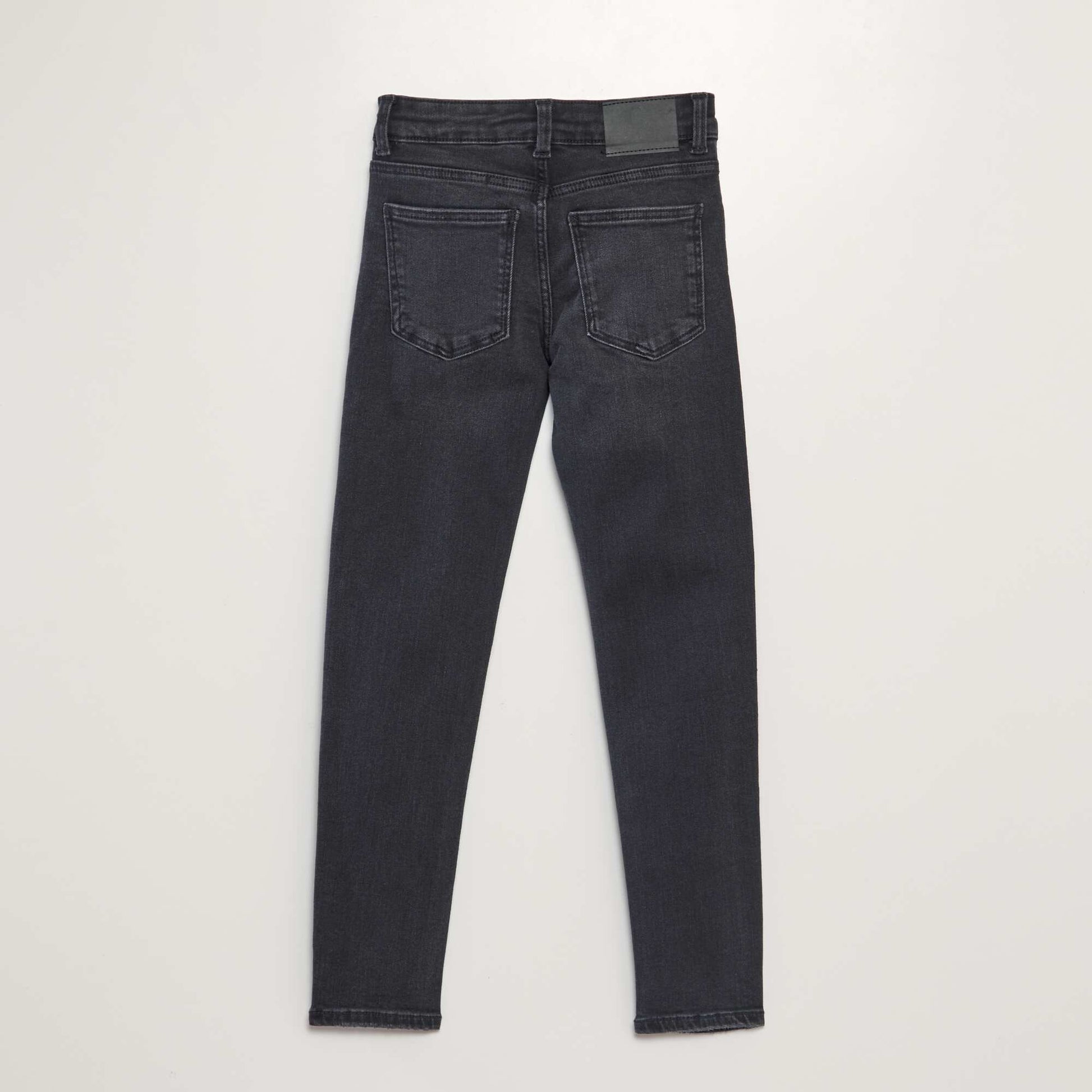 Pantalon en denim skinny NOIR
