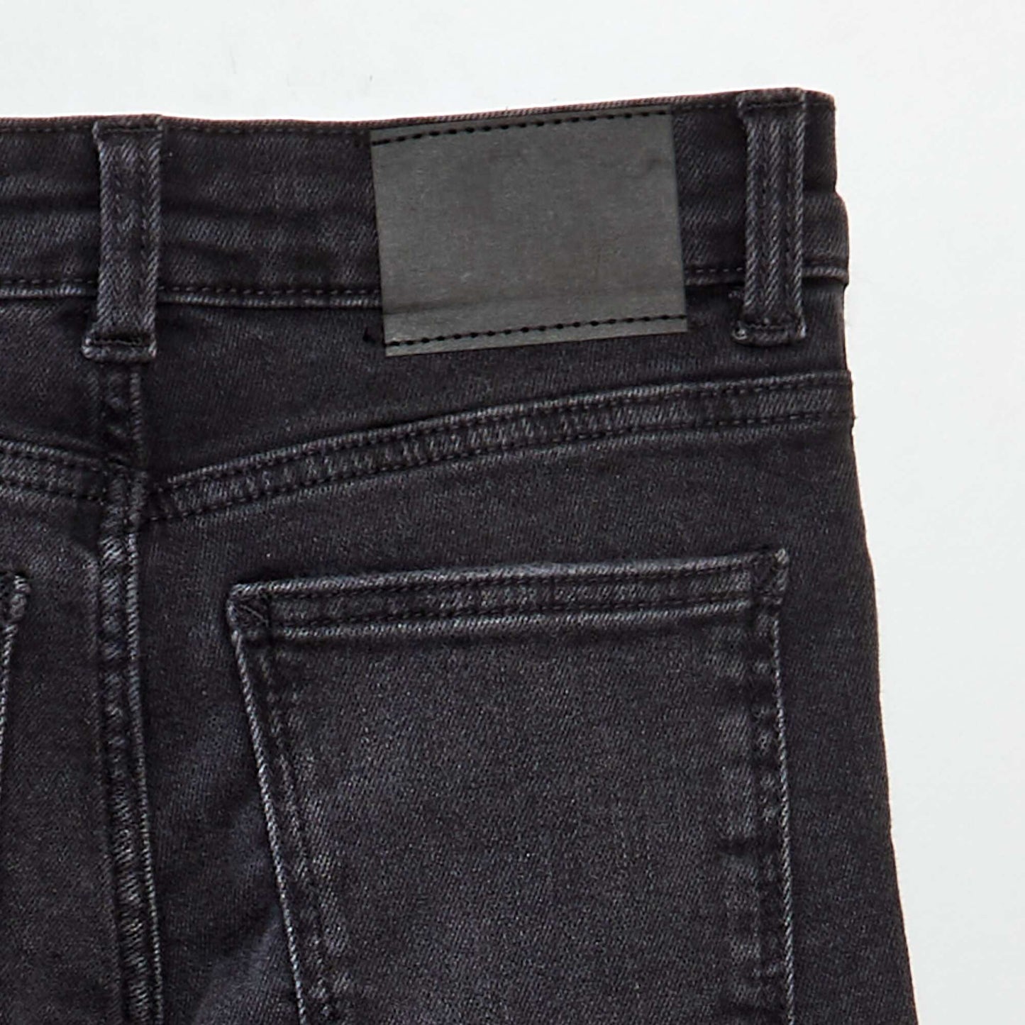 Pantalon en denim skinny NOIR