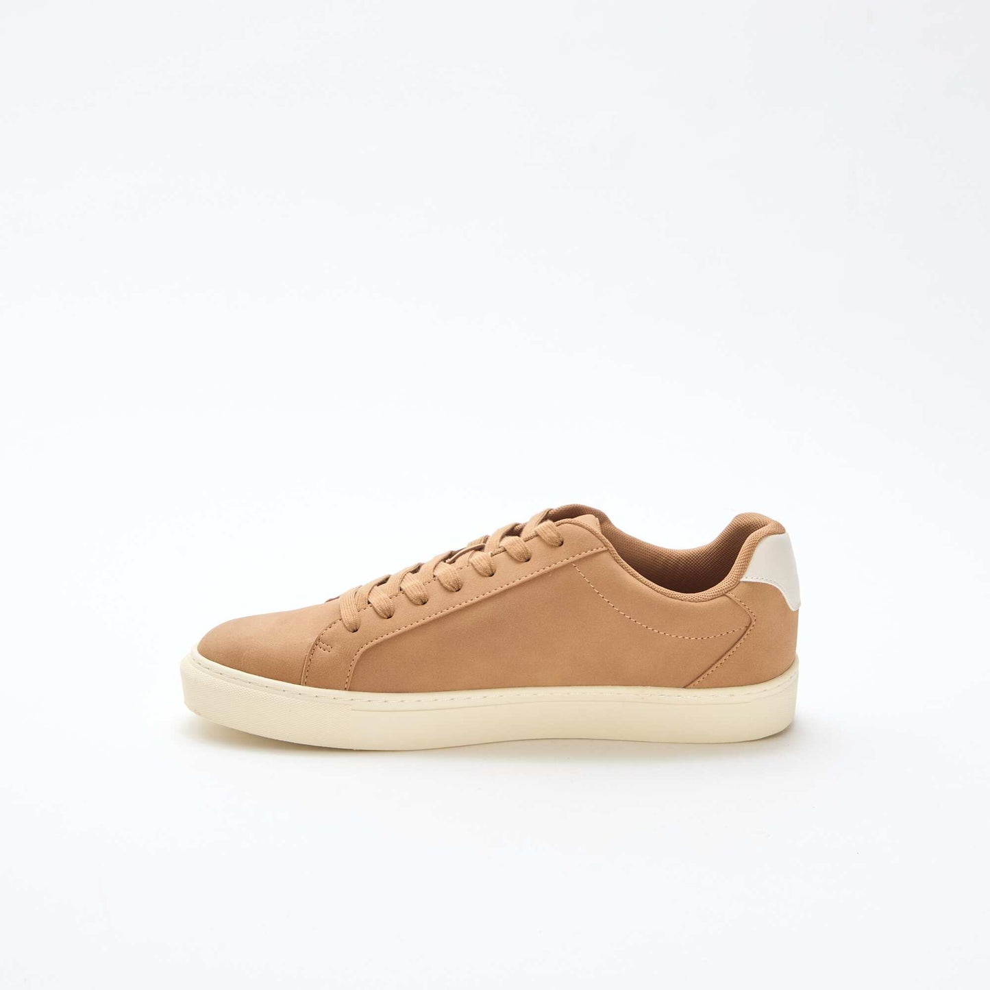 Baskets basses texturées BEIGE