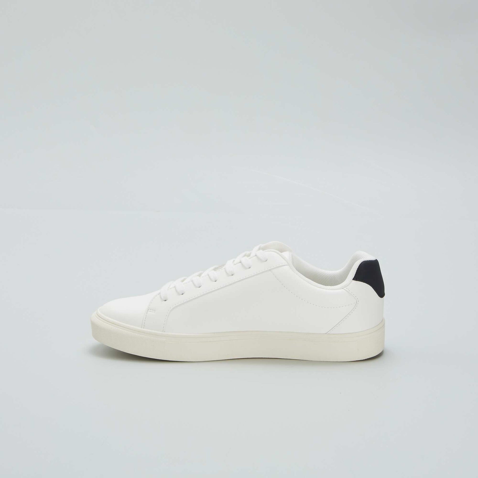Baskets basses texturées BLANC