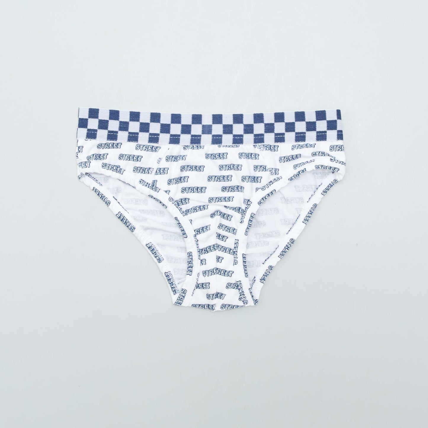 Lot de 3 slips avec imprimé BLANC/VERT