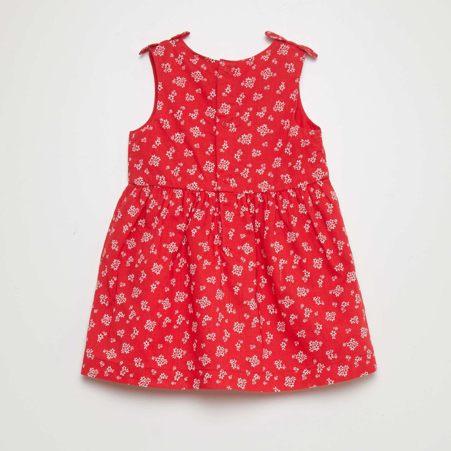 Robe sans manches à motif ROUGE