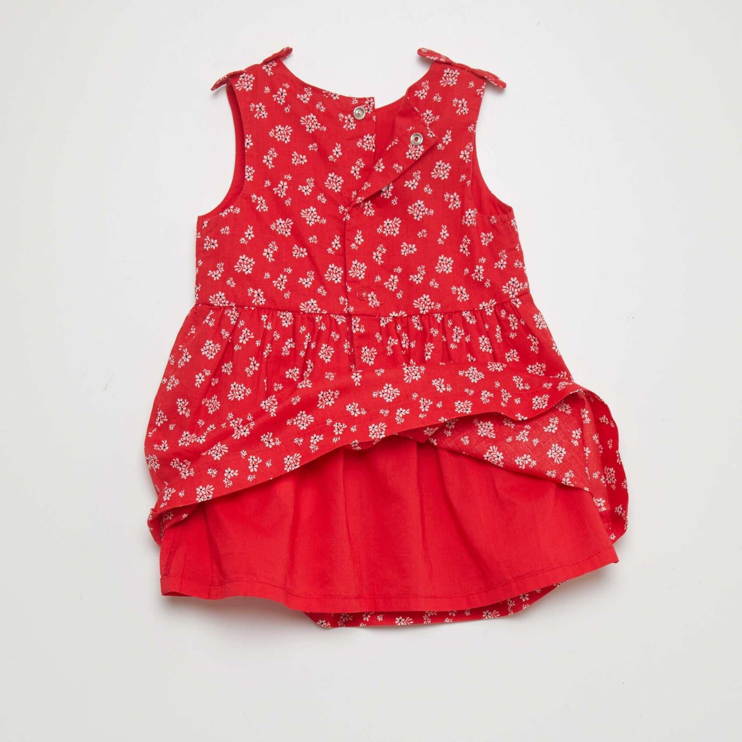 Robe sans manches à motif ROUGE