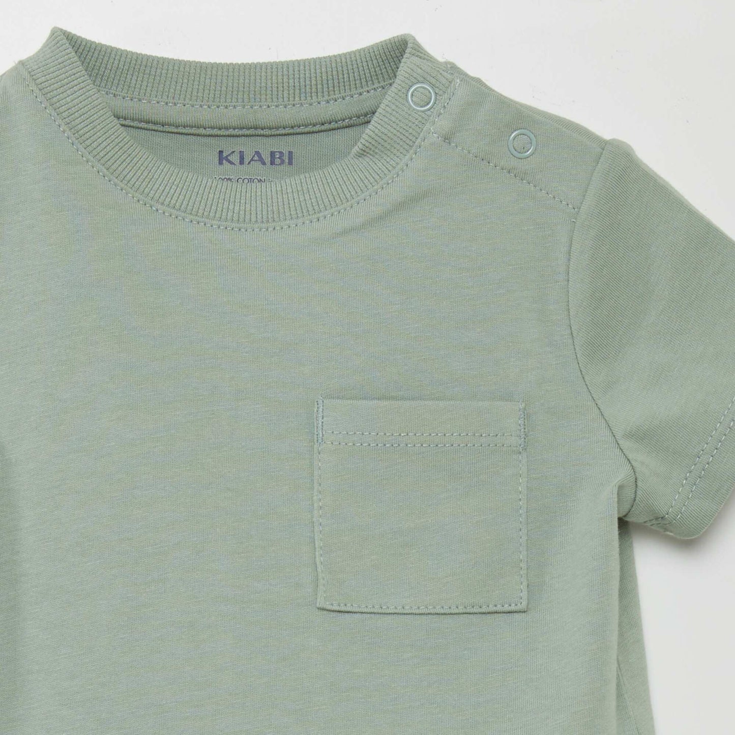 T-shirt à manches courtes avec poches VERT
