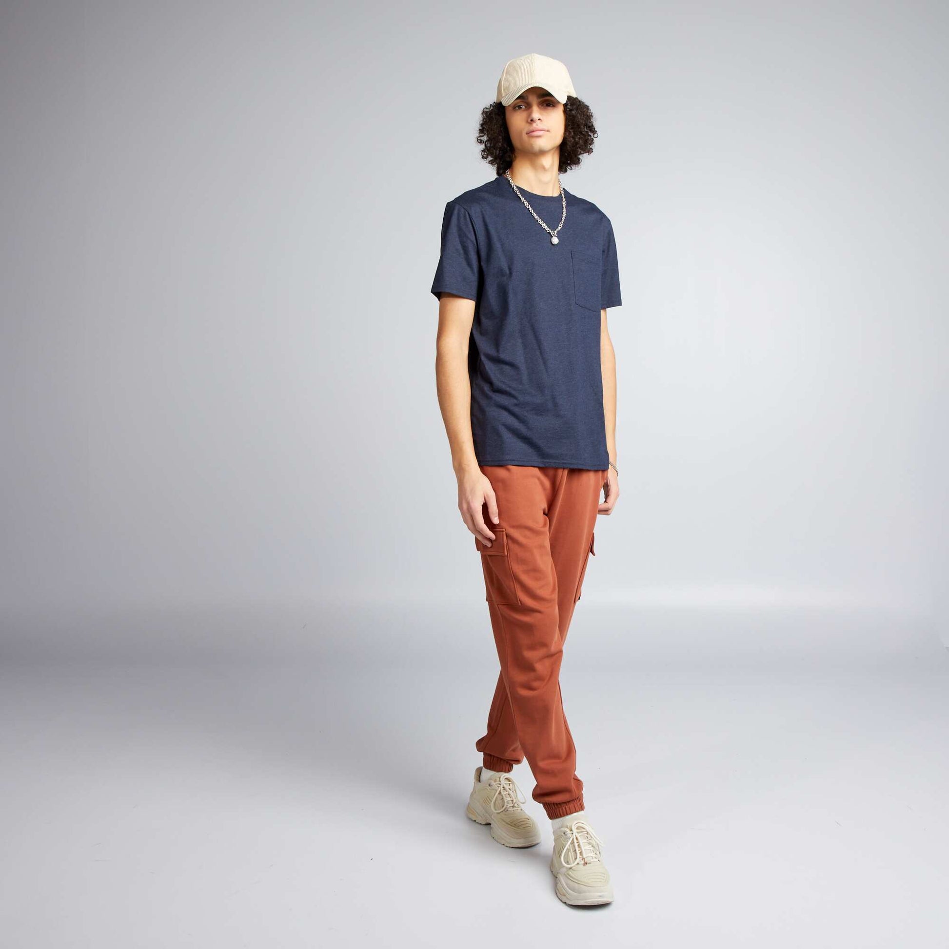 T-shirt basique BLEU