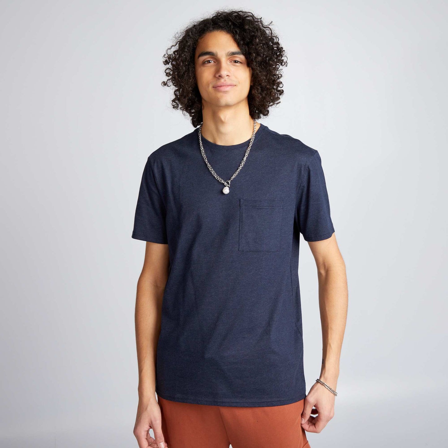 T-shirt basique BLEU