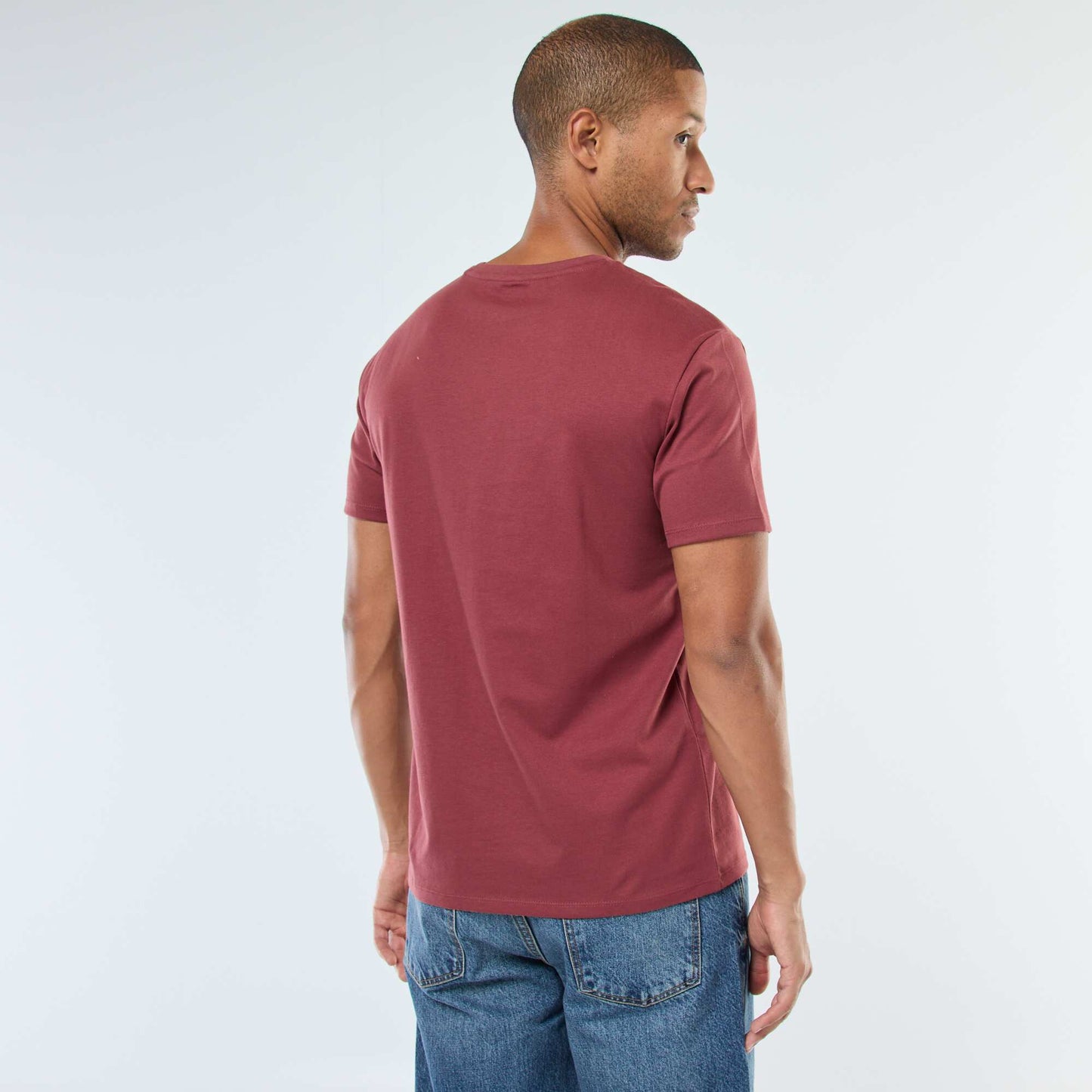 T-shirt à col rond en coton - Tough Cotton™ ROUGE
