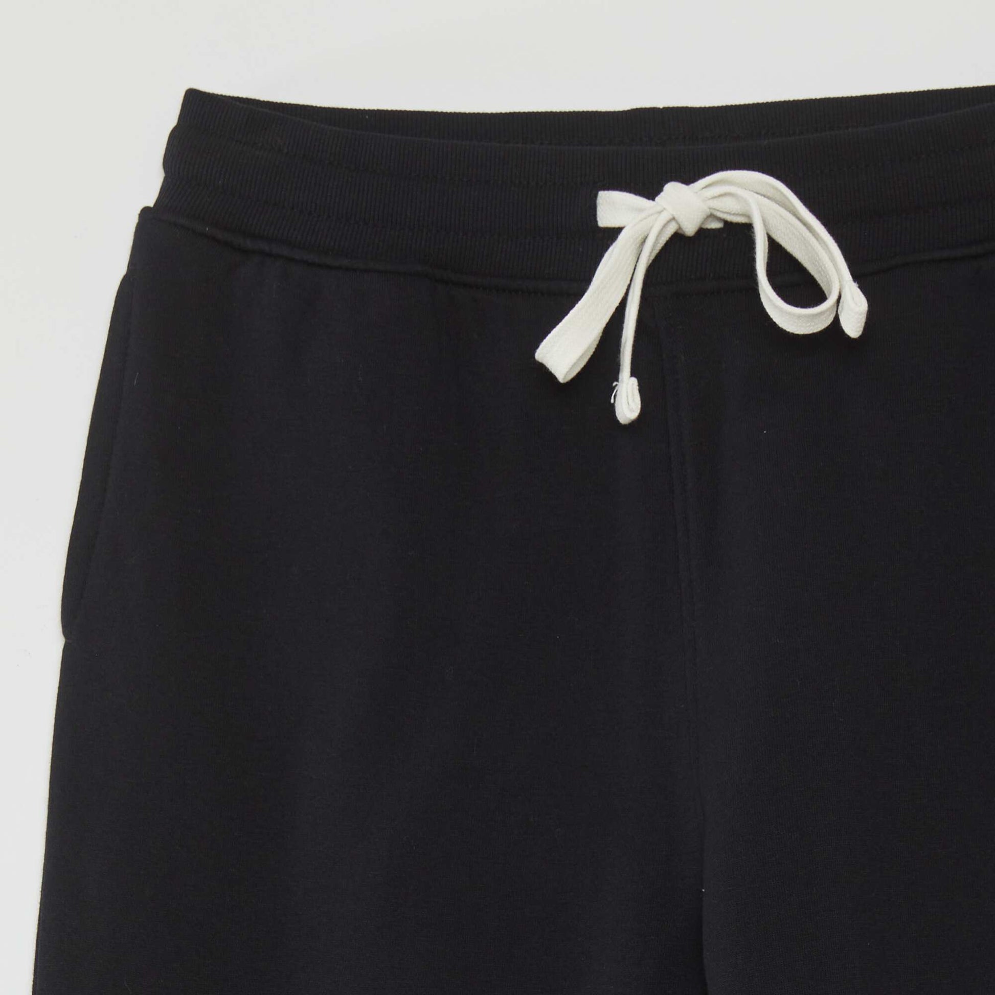 Pantalon jogging en molleton NOIR