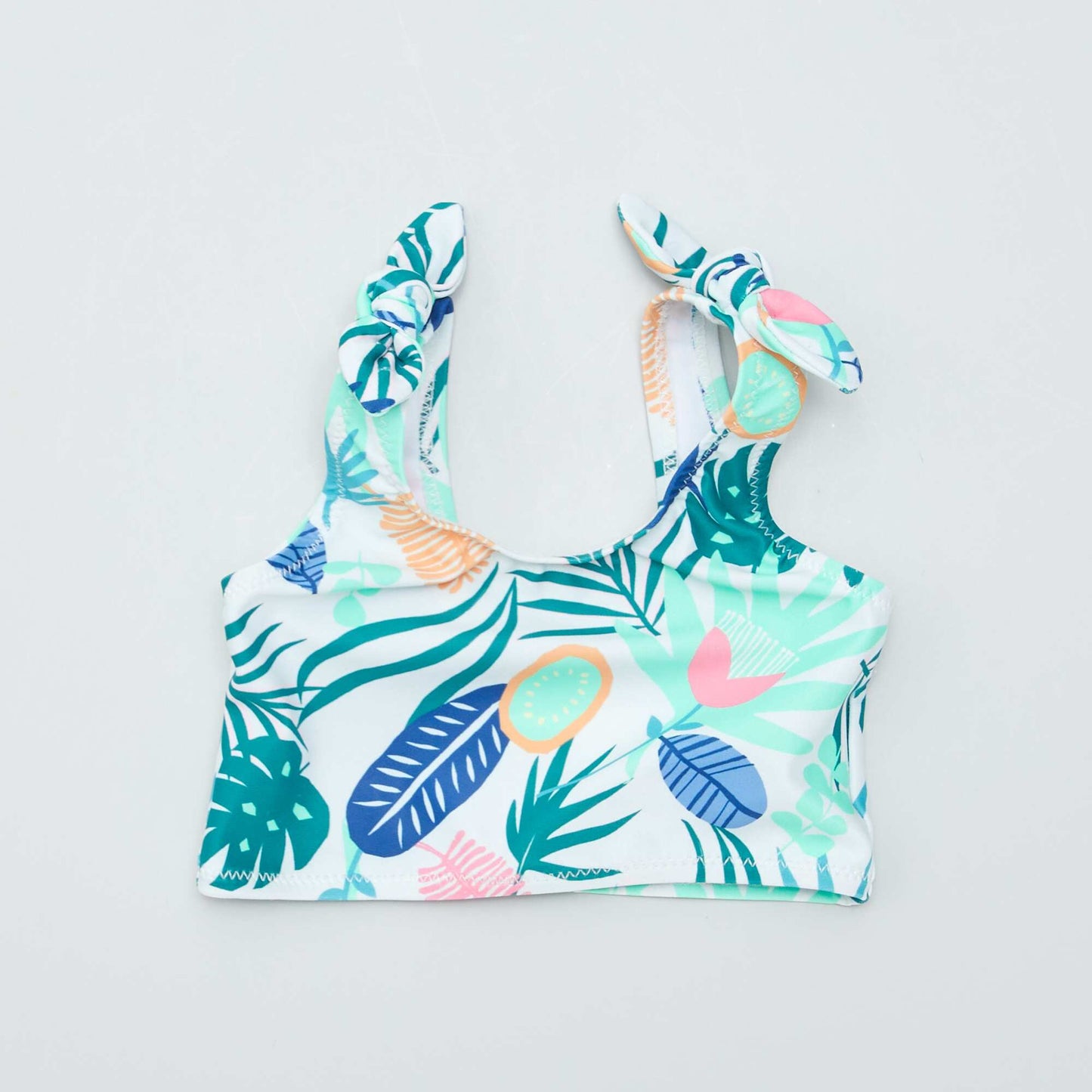 Maillot de bain tropical - 2 pièces BLEU