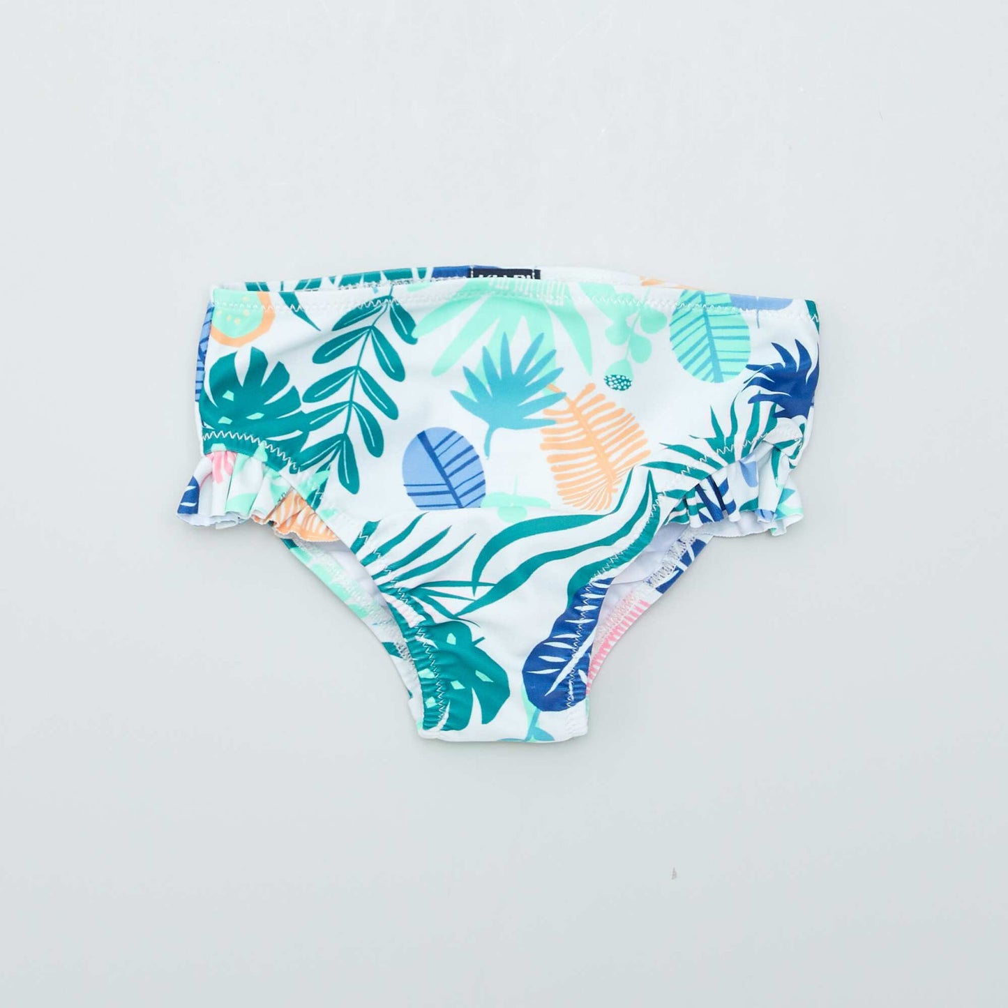 Maillot de bain tropical - 2 pièces BLEU