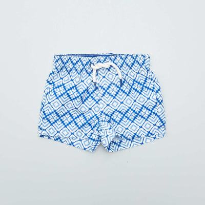 Short de bain fantaisie BLEU