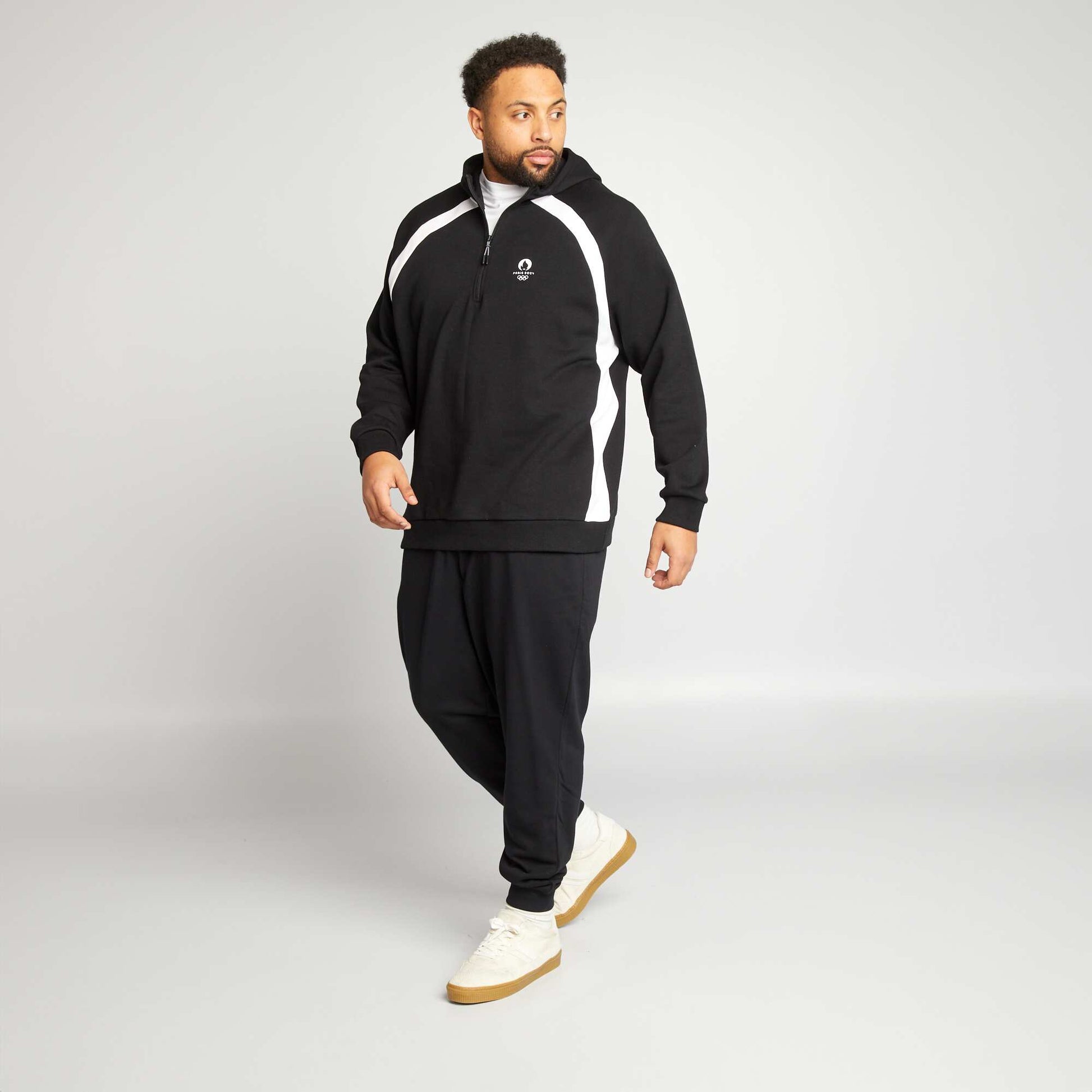 Pantalon de jogging en molleton NOIR