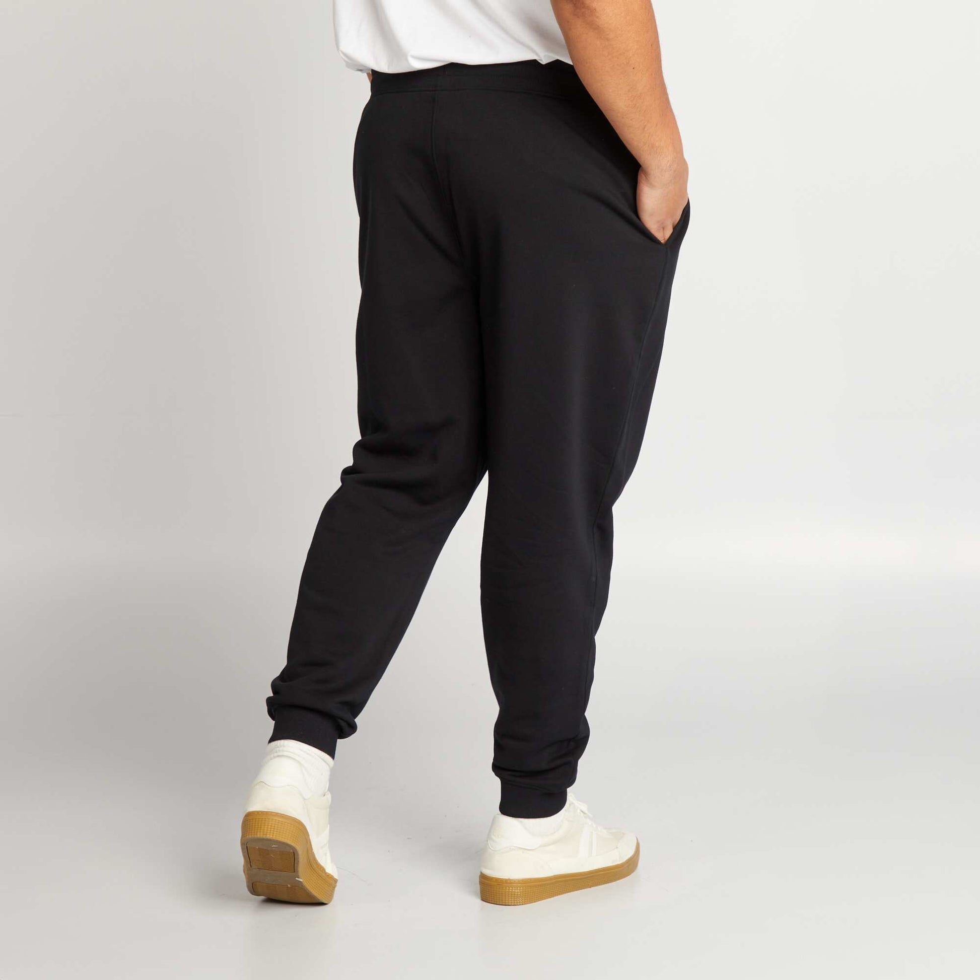 Pantalon de jogging en molleton NOIR