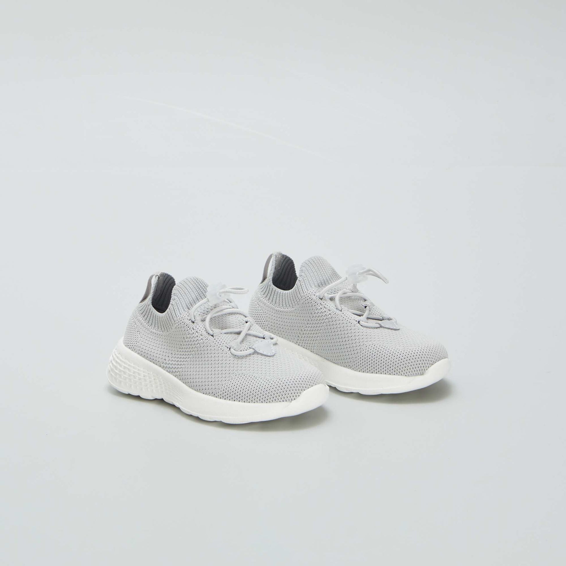 Baskets en mesh esprit running GRIS