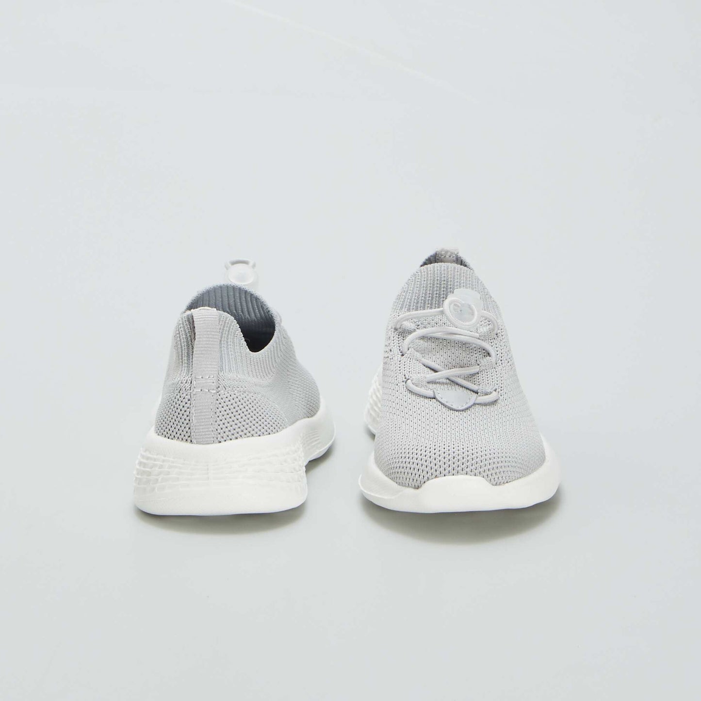 Baskets en mesh esprit running GRIS