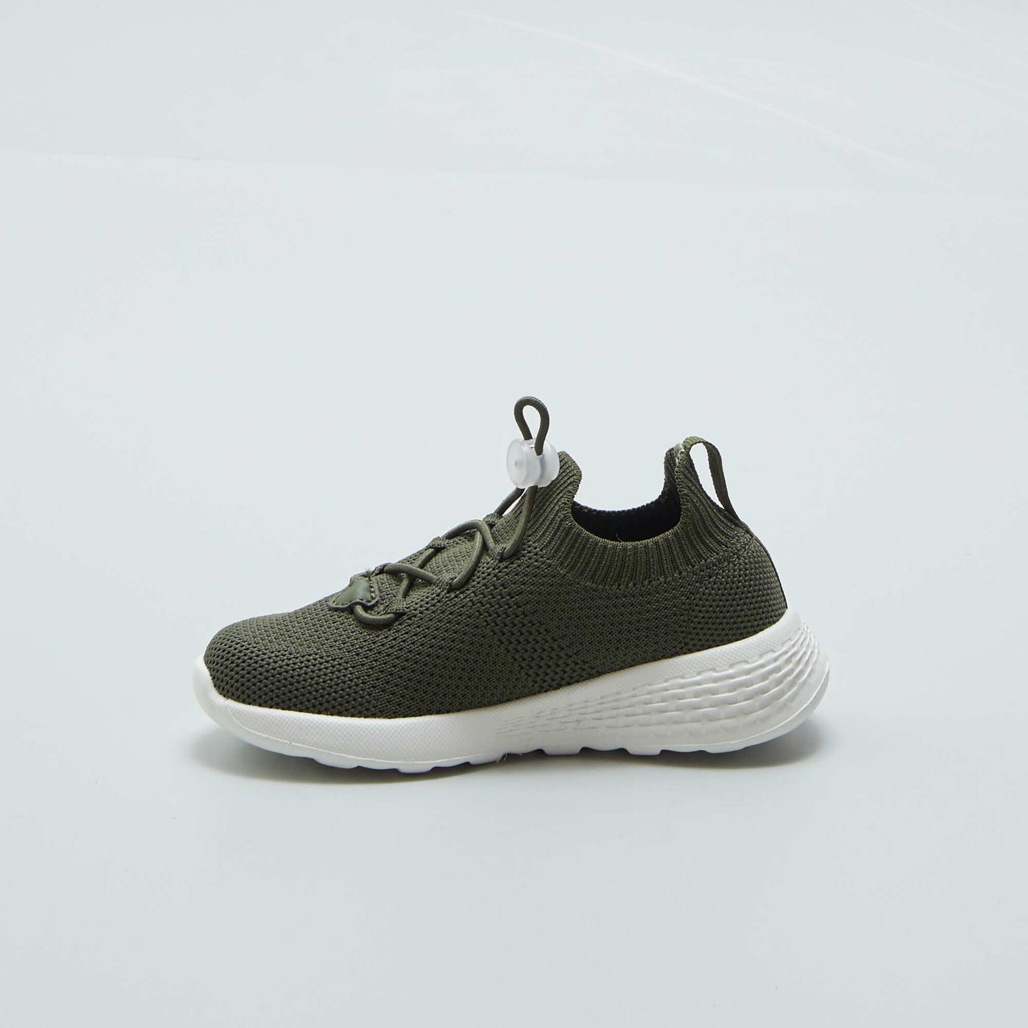 Baskets en mesh esprit running KAKI