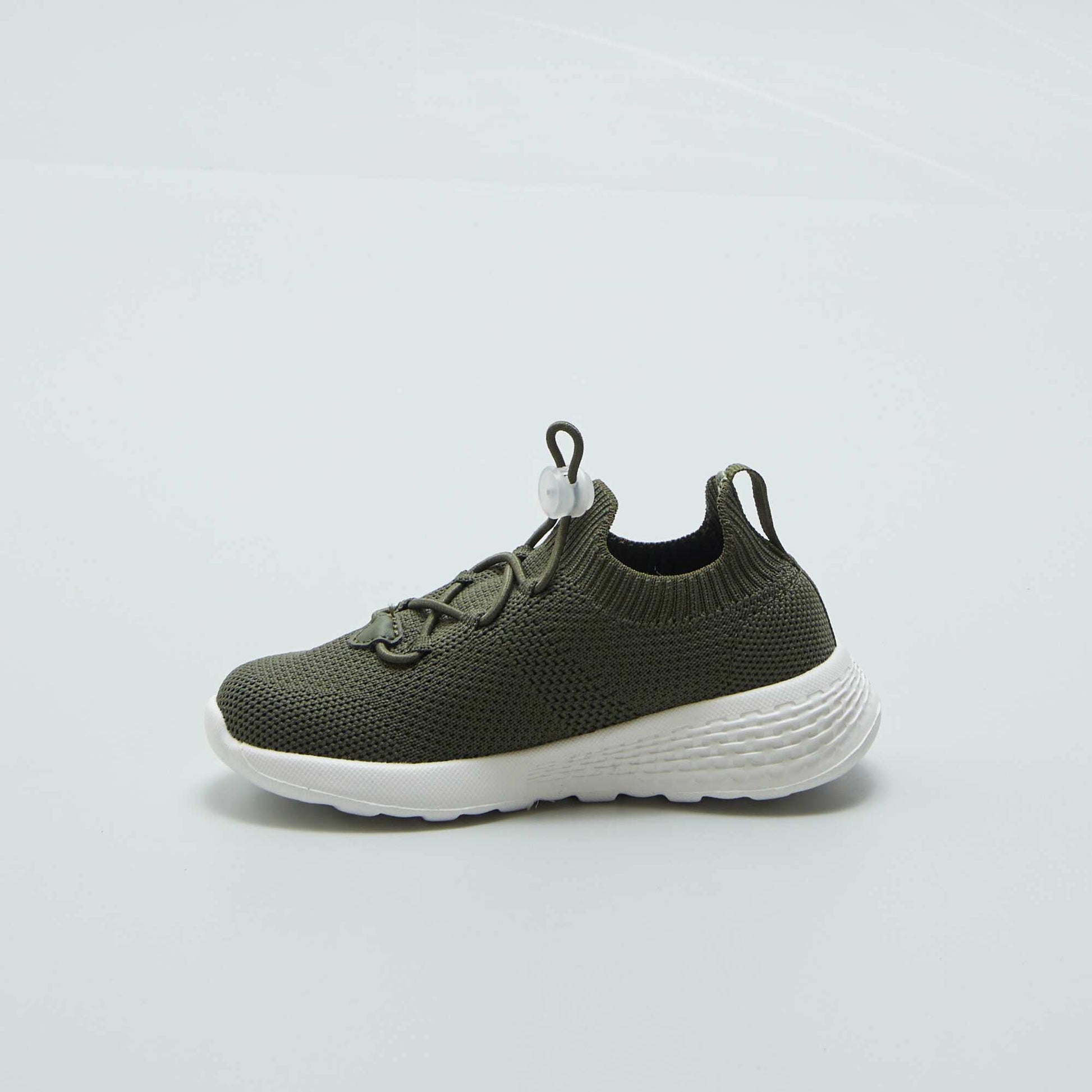 Baskets en mesh esprit running KAKI