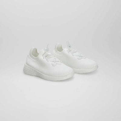 Baskets en mesh esprit running BLANC