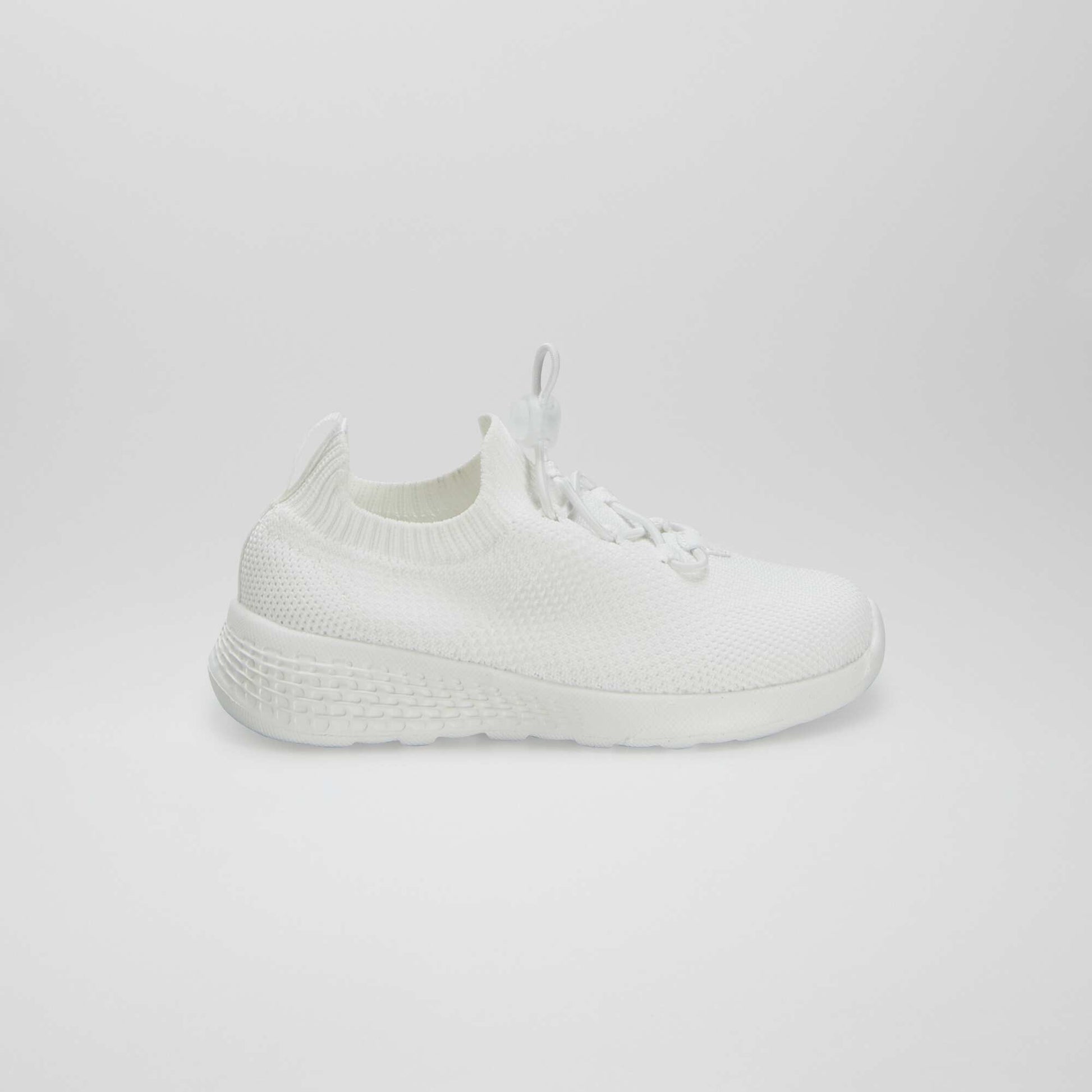 Baskets en mesh esprit running BLANC