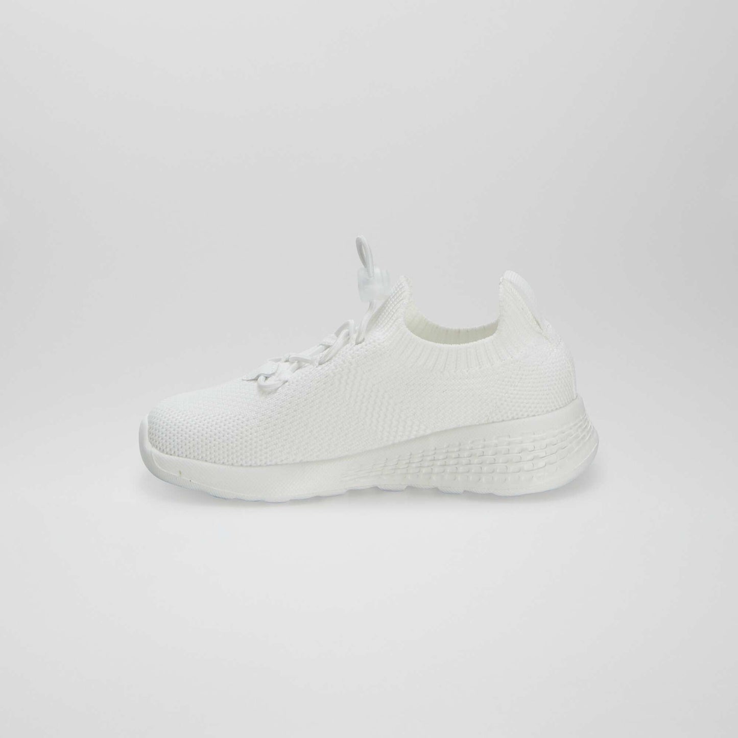 Baskets en mesh esprit running BLANC