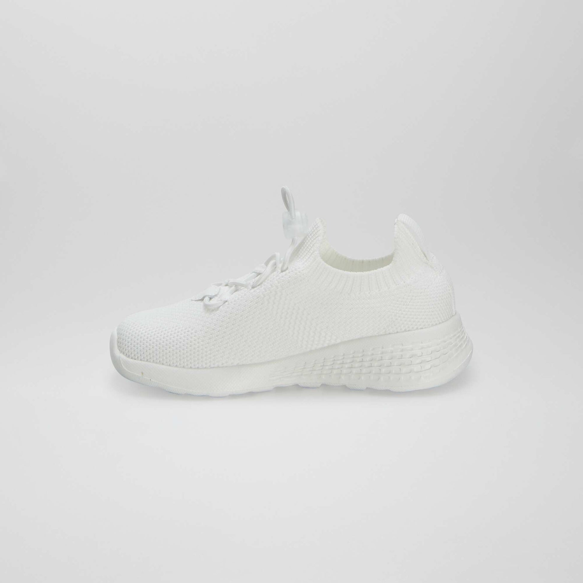 Baskets en mesh esprit running BLANC