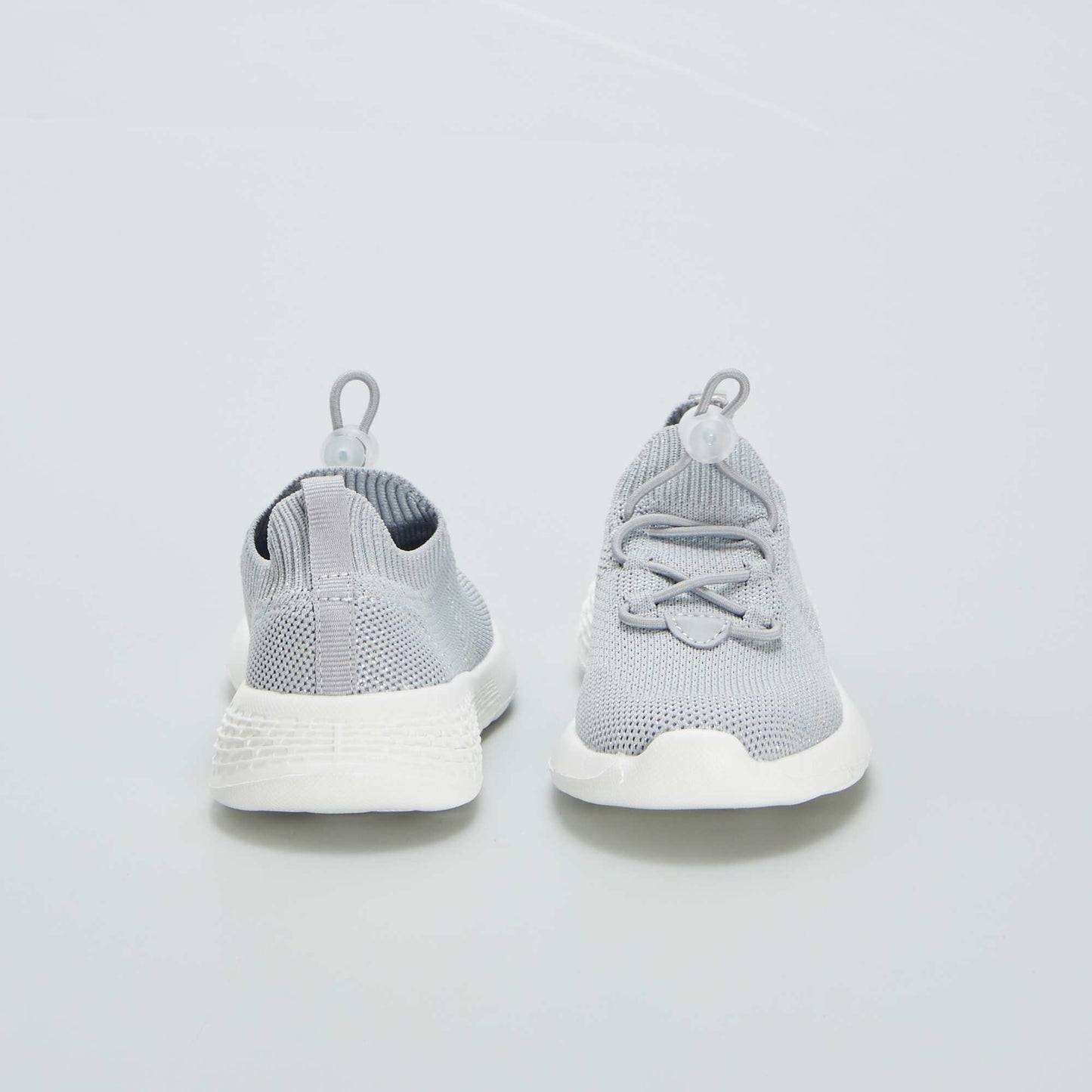 Baskets en mesh esprit running GRIS