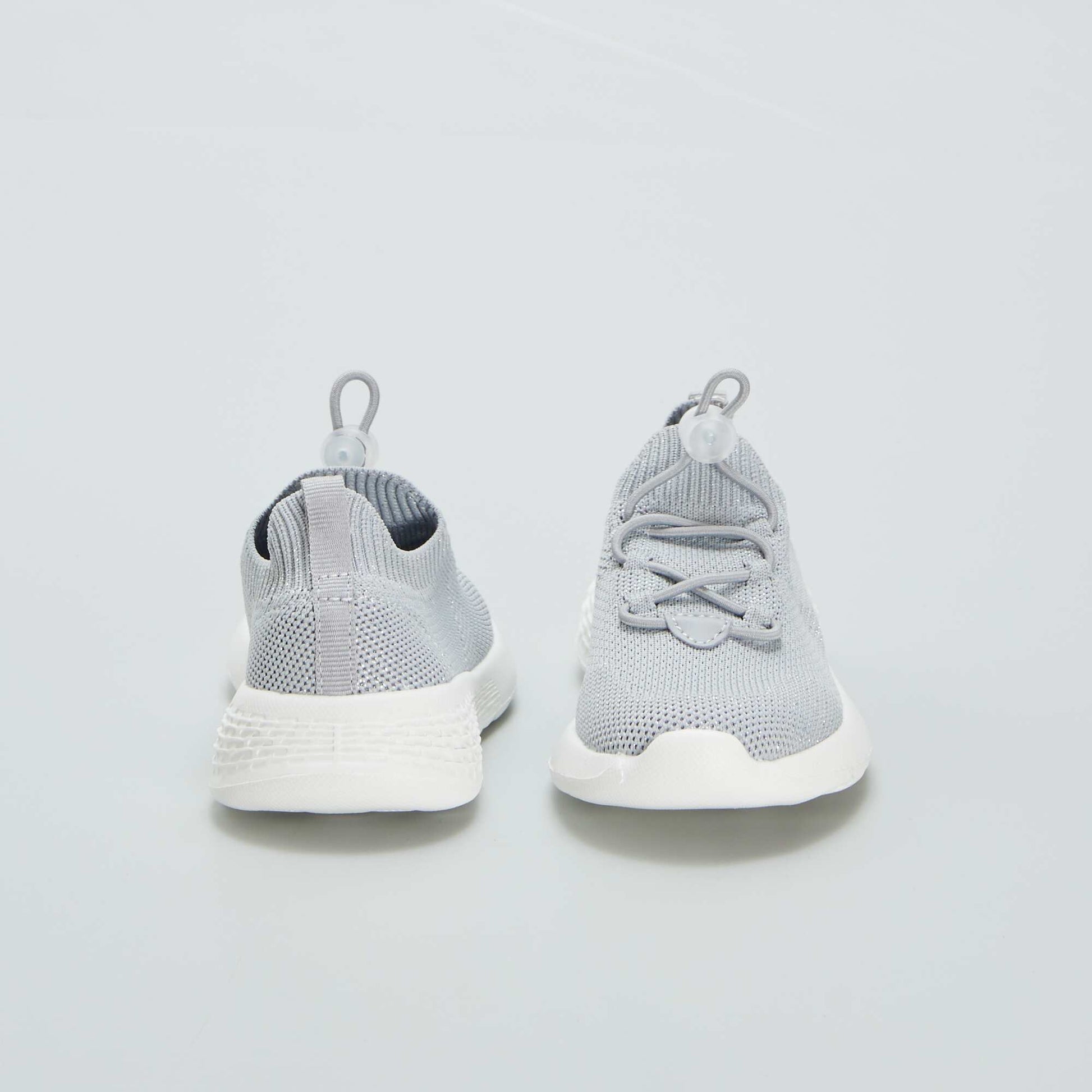 Baskets en mesh esprit running GRIS