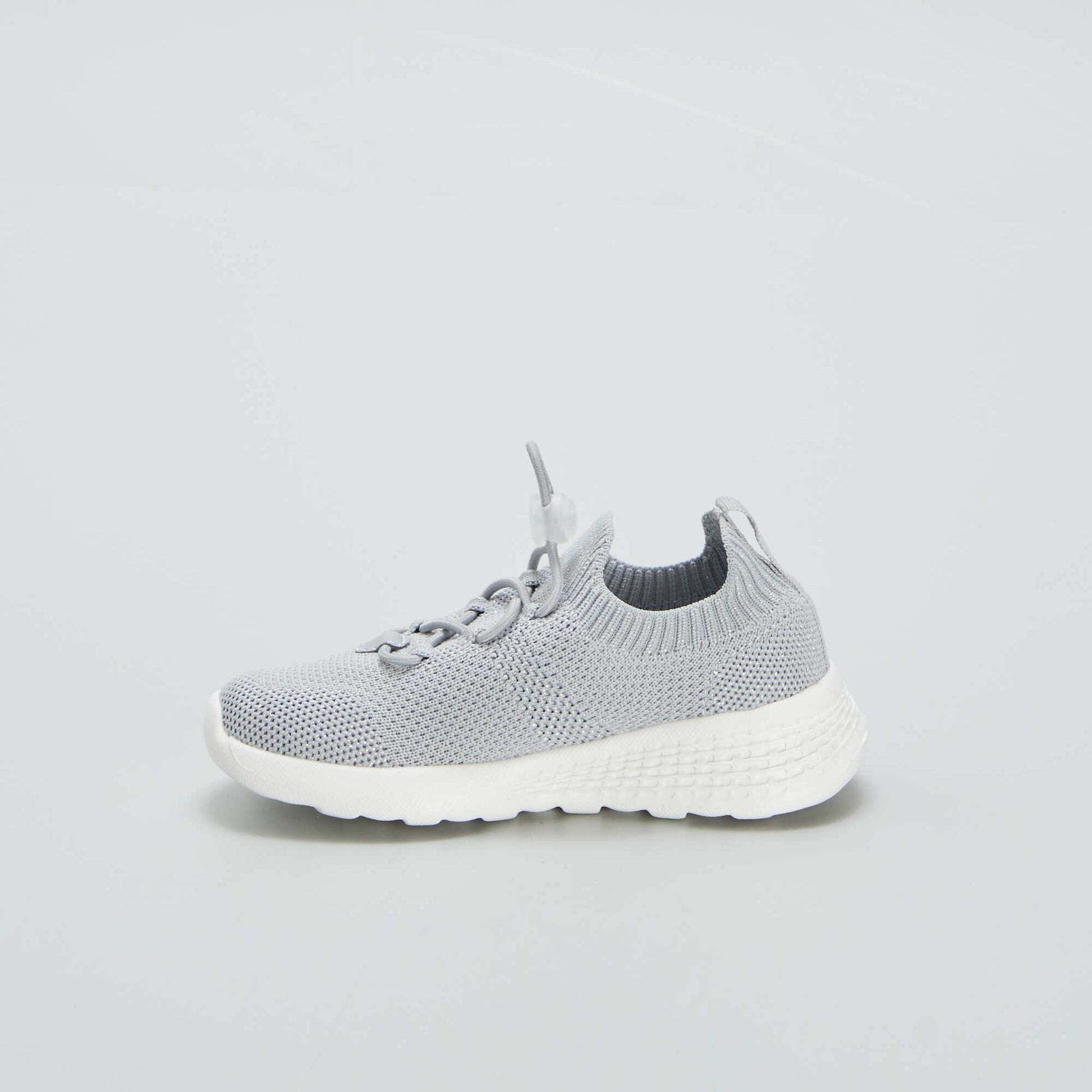 Baskets en mesh esprit running GRIS