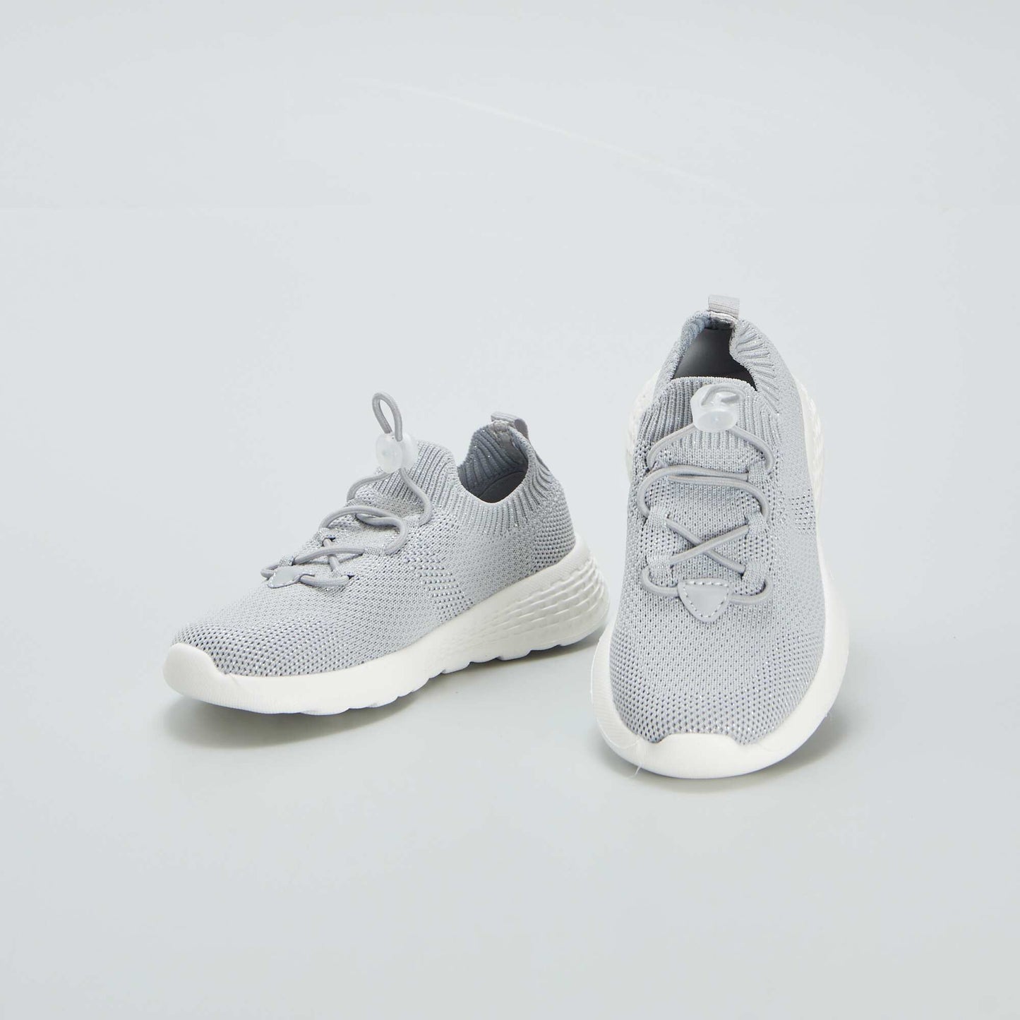 Baskets en mesh esprit running GRIS